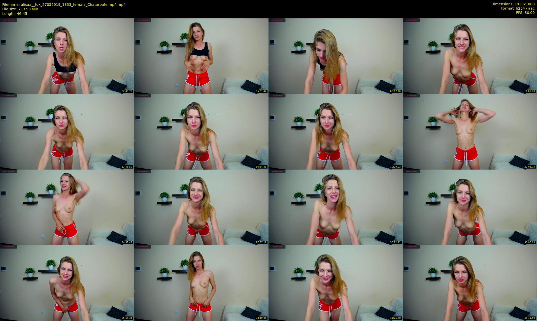 alisaa__fox — 47 minute Chaturbate female cam show recording, 1080p, May 27, 2019