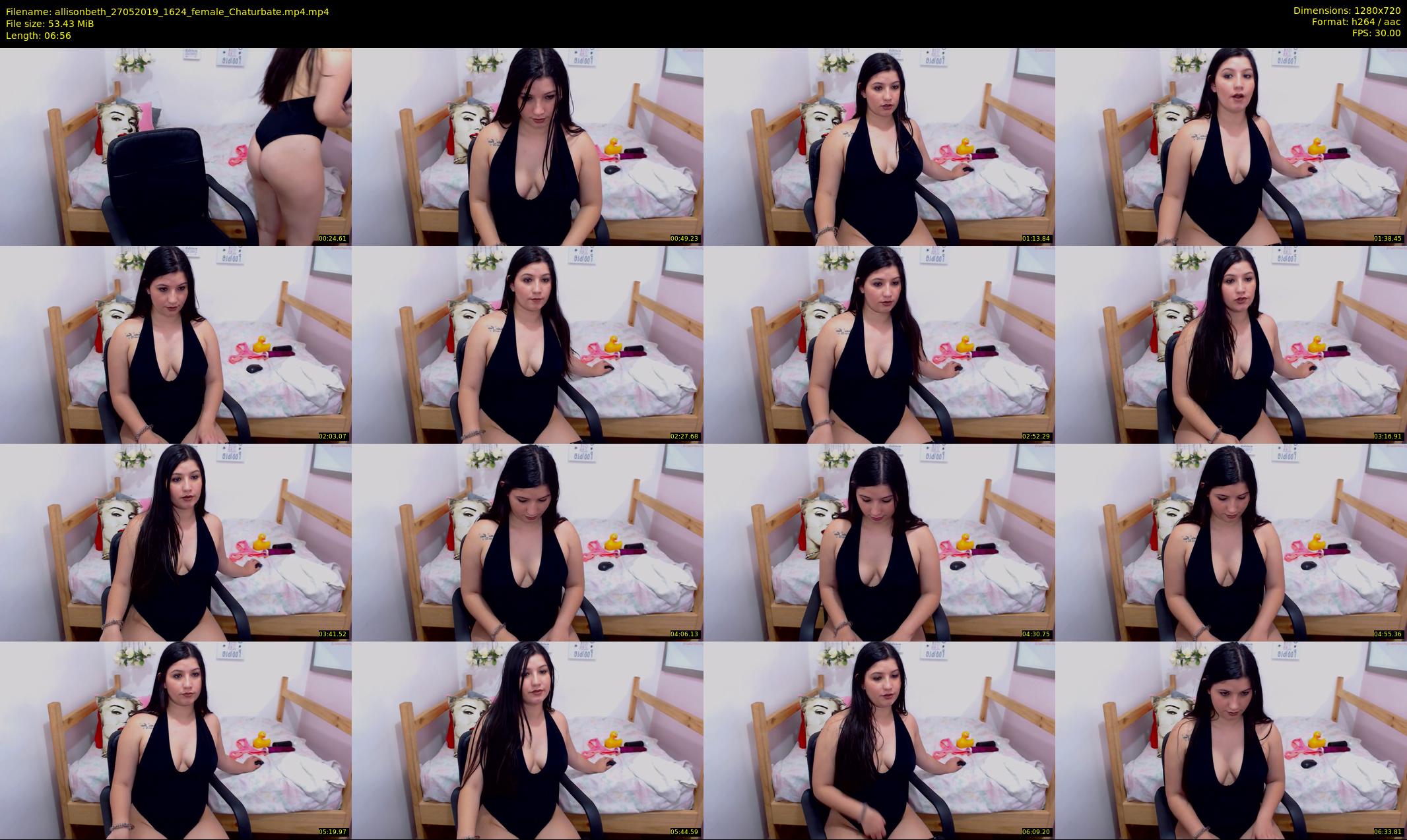 allisonbeth — 7 minute Chaturbate female cam show recording, 720p, May 27, 2019
