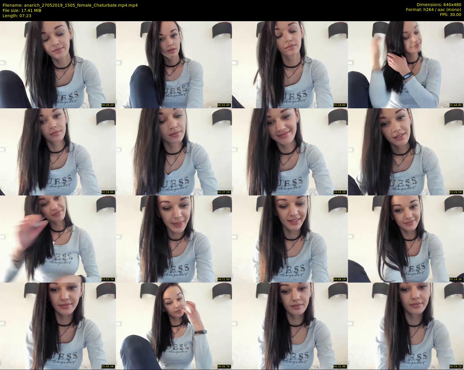 anarich — 8 minute Chaturbate female cam show recording, 480p, May 27, 2019