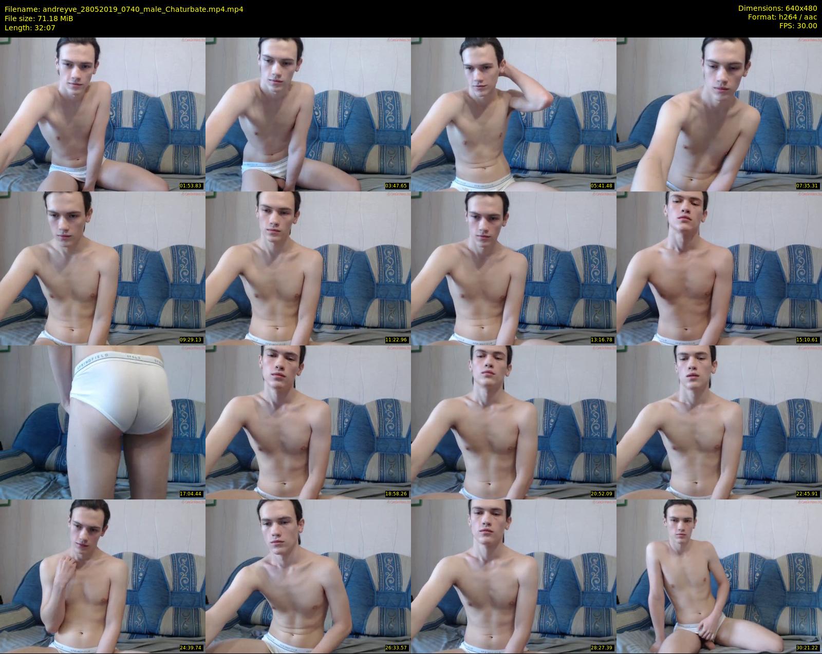 andreyve — 33 minute Chaturbate male cam show recording, 480p, May 28, 2019