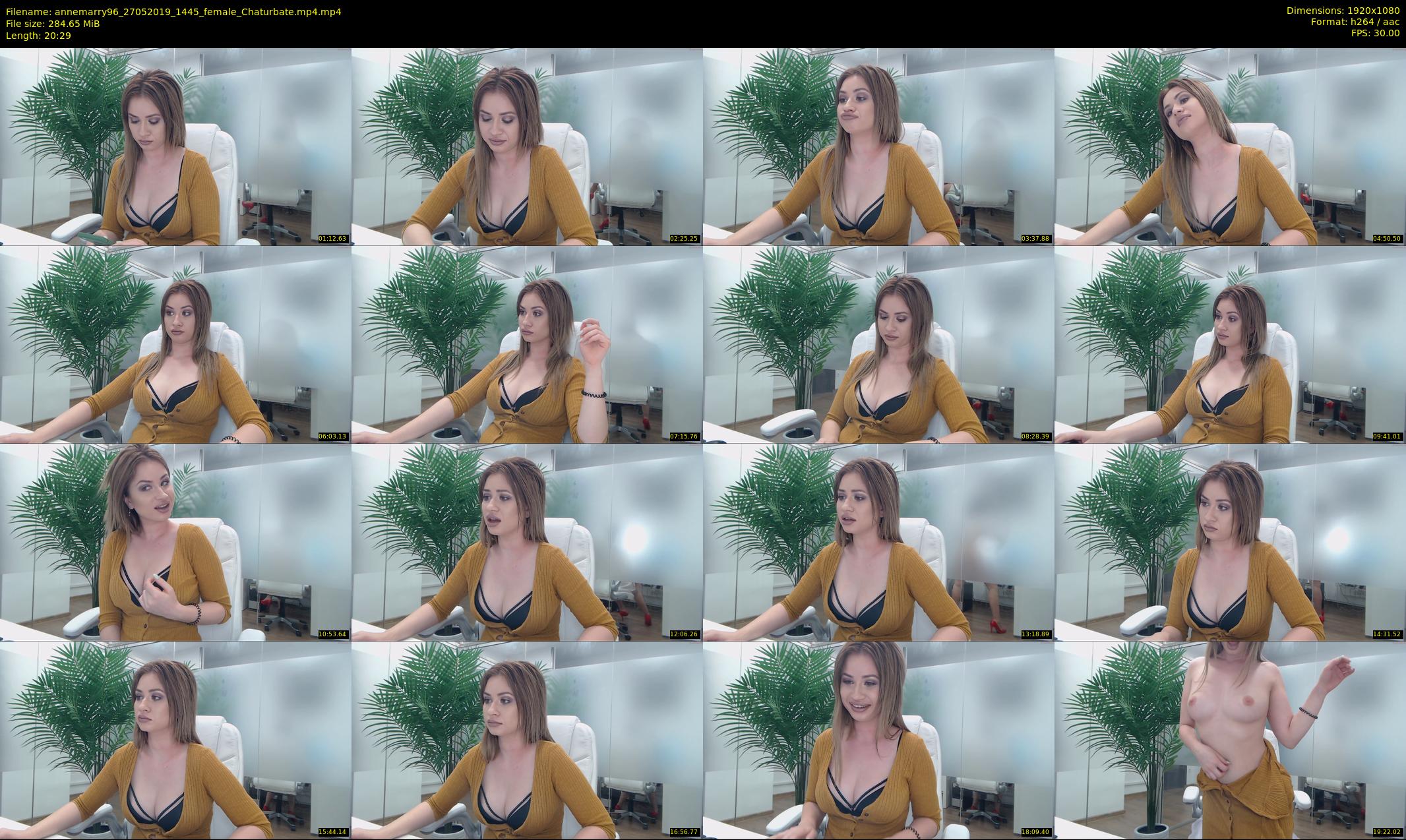 annemarry96 — 21 minute Chaturbate female cam show recording, 1080p, May 27, 2019