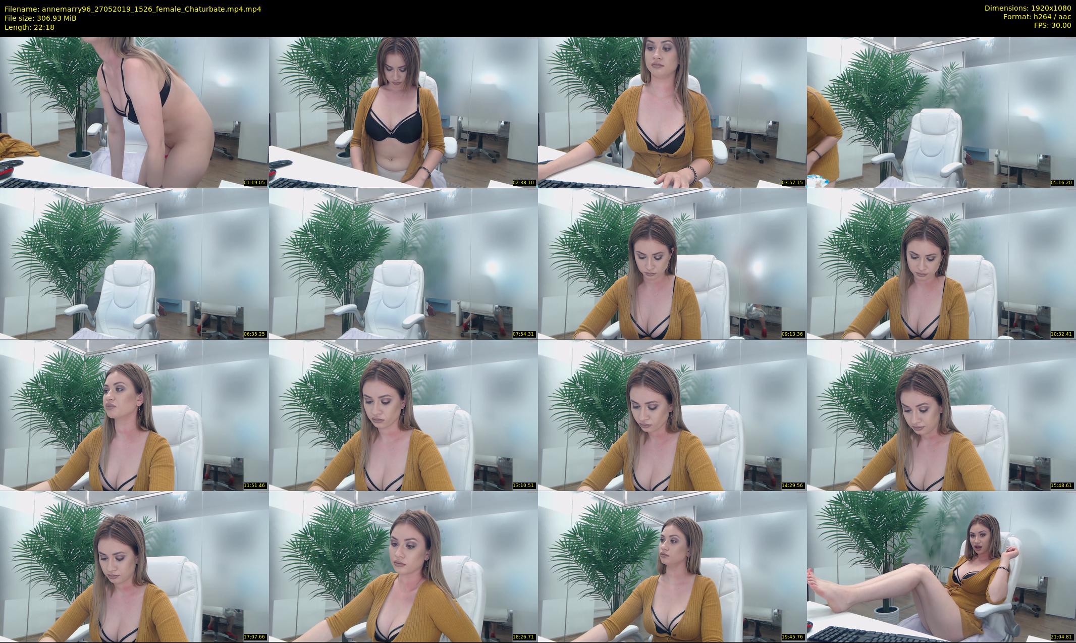 annemarry96 — 23 minute Chaturbate female cam show recording, 1080p, May 27, 2019