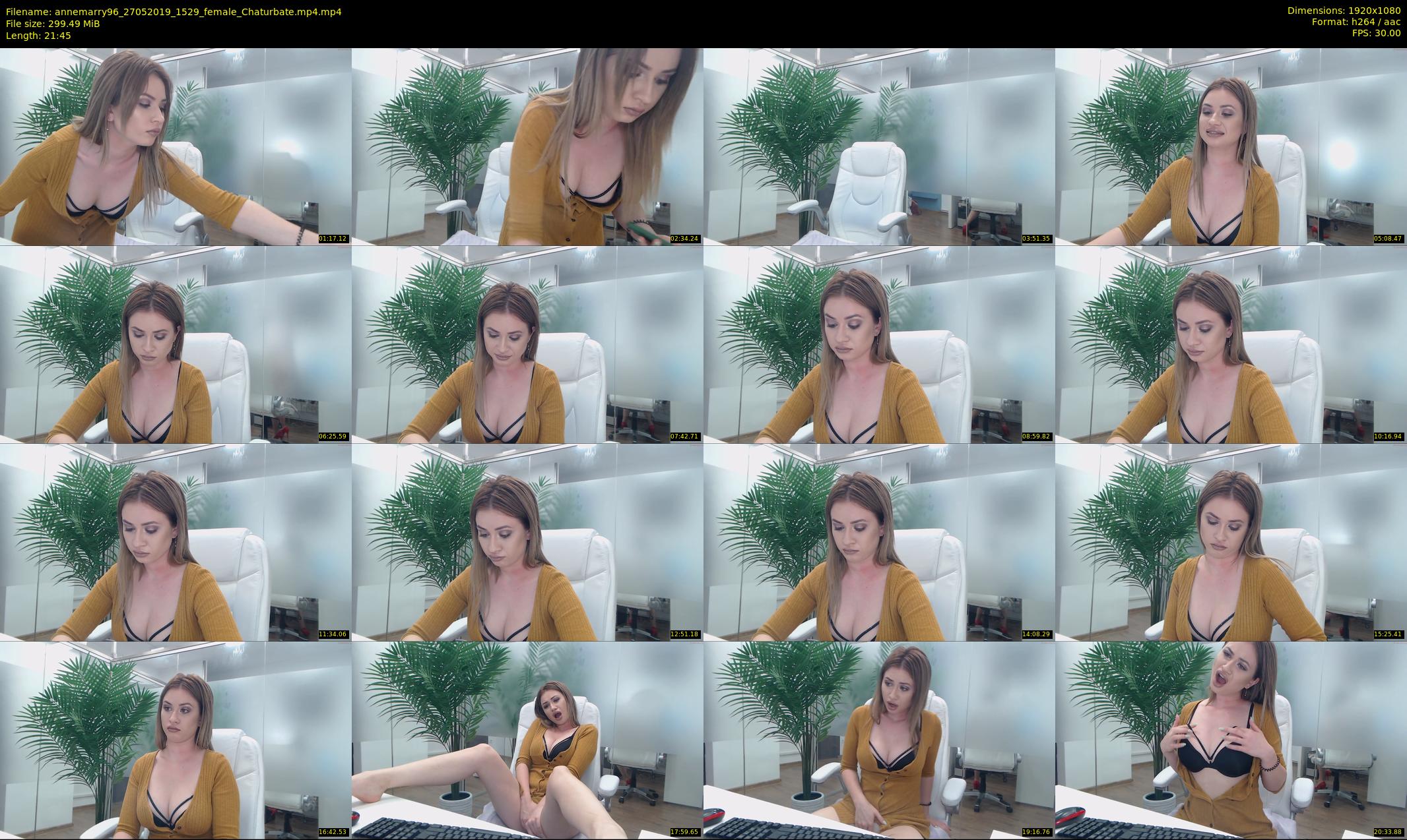 annemarry96 — 22 minute Chaturbate female cam show recording, 1080p, May 27, 2019