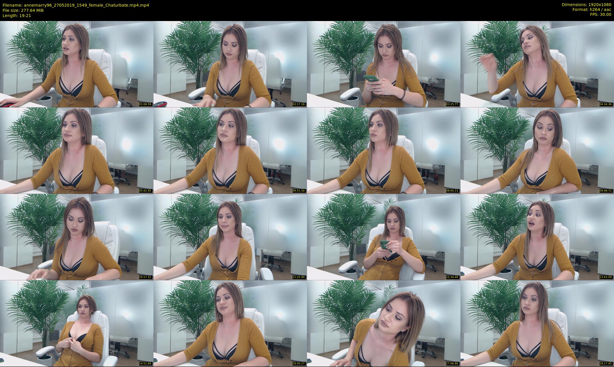 annemarry96 — 20 minute Chaturbate female cam show recording, 1080p, May 27, 2019