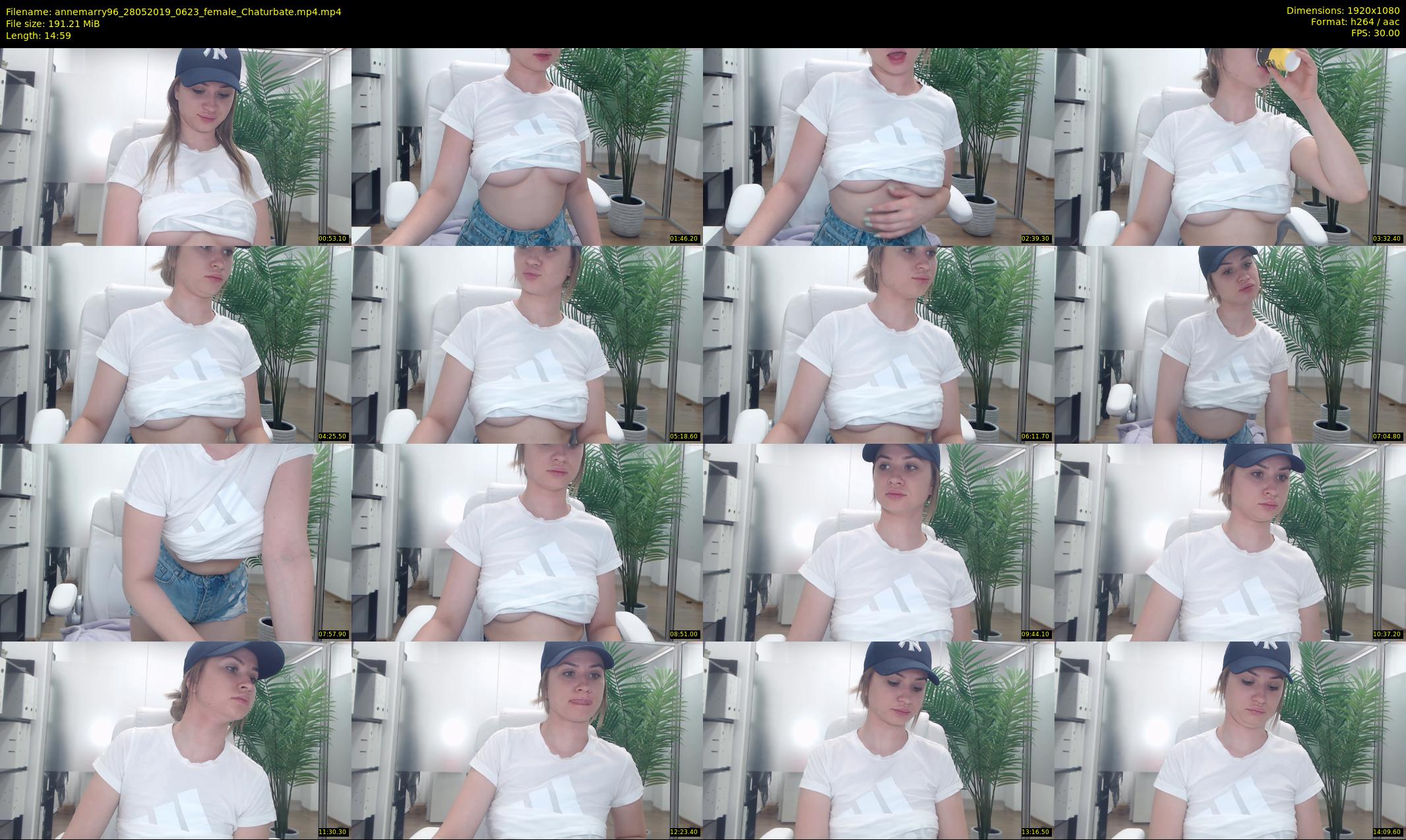 annemarry96 — 15 minute Chaturbate female cam show recording, 1080p, May 28, 2019