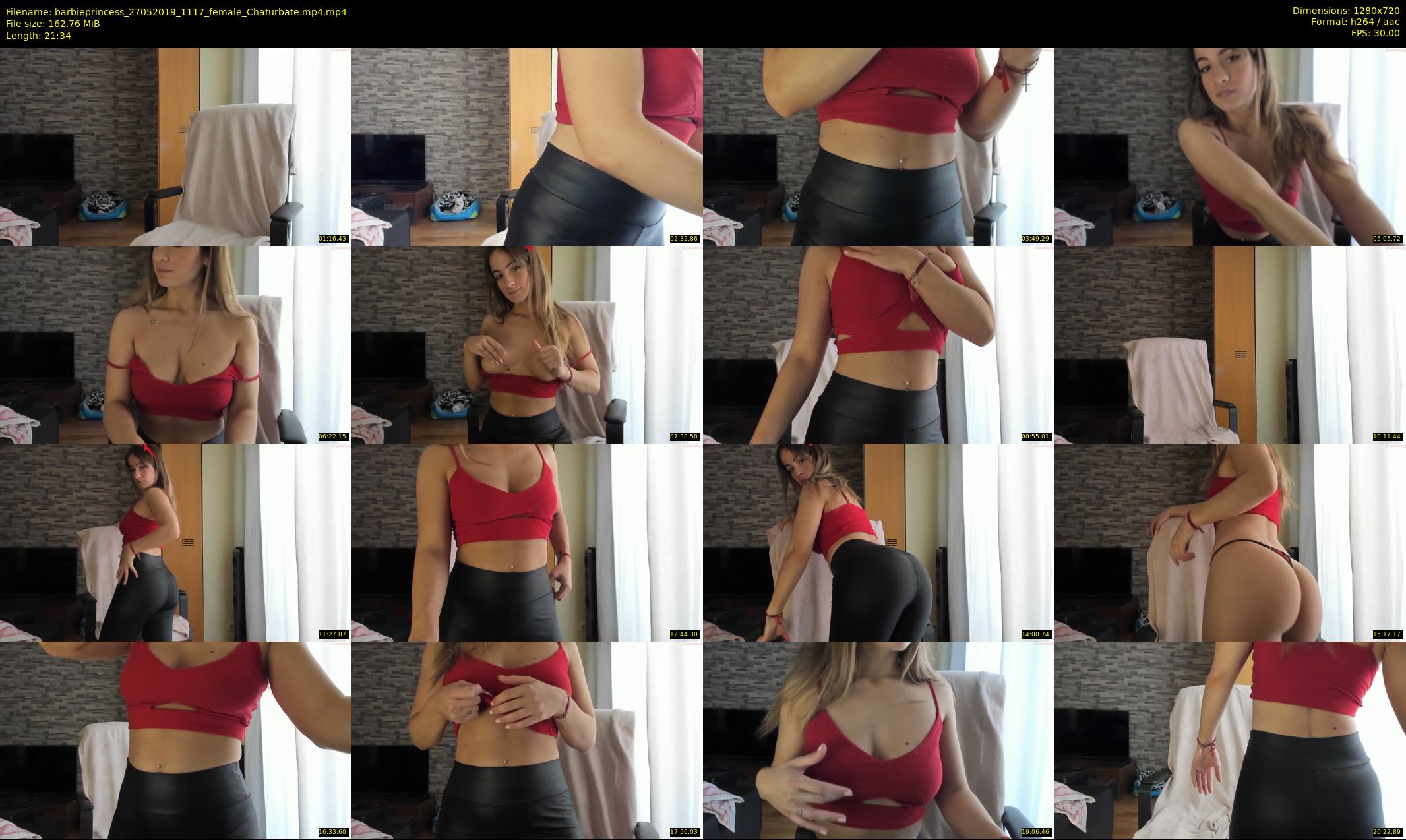 barbieprincess — 22 minute Chaturbate female cam show recording, 720p, May 27, 2019