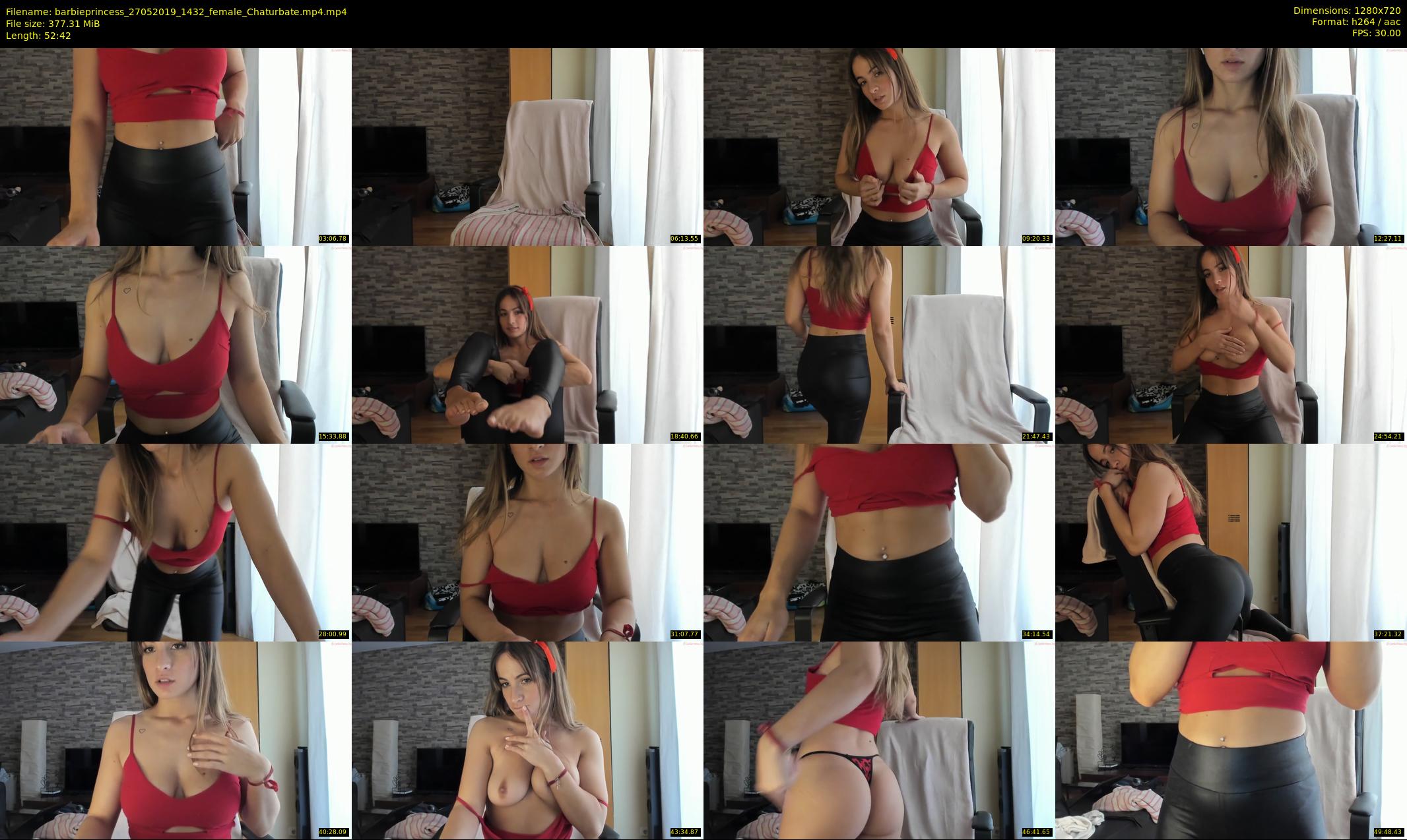 barbieprincess — 53 minute Chaturbate female cam show recording, 720p, May 27, 2019