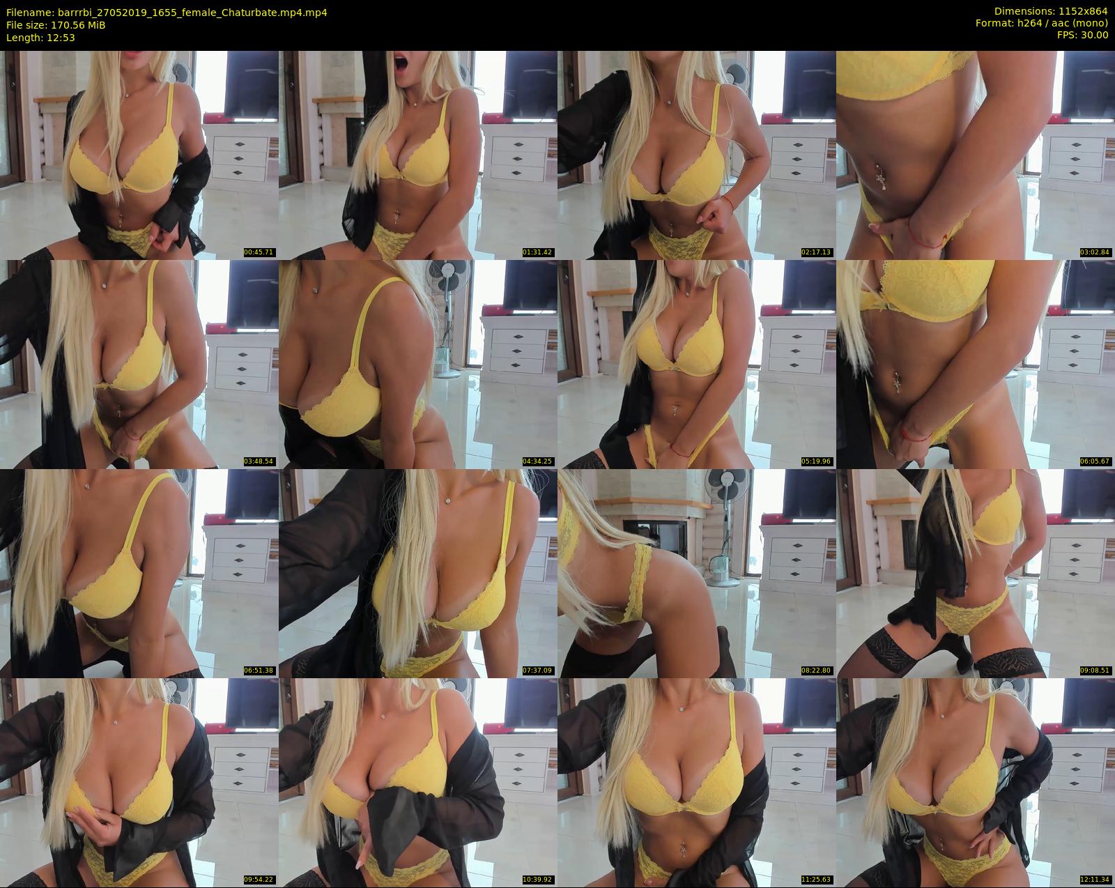 barrrbi — 13 minute Chaturbate female cam show recording, 720p, May 27, 2019