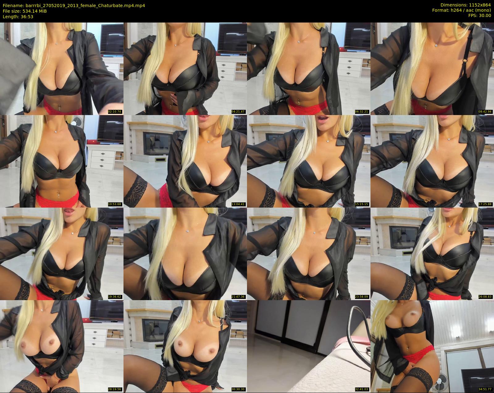 barrrbi — 37 minute Chaturbate female cam show recording, 720p, May 27, 2019
