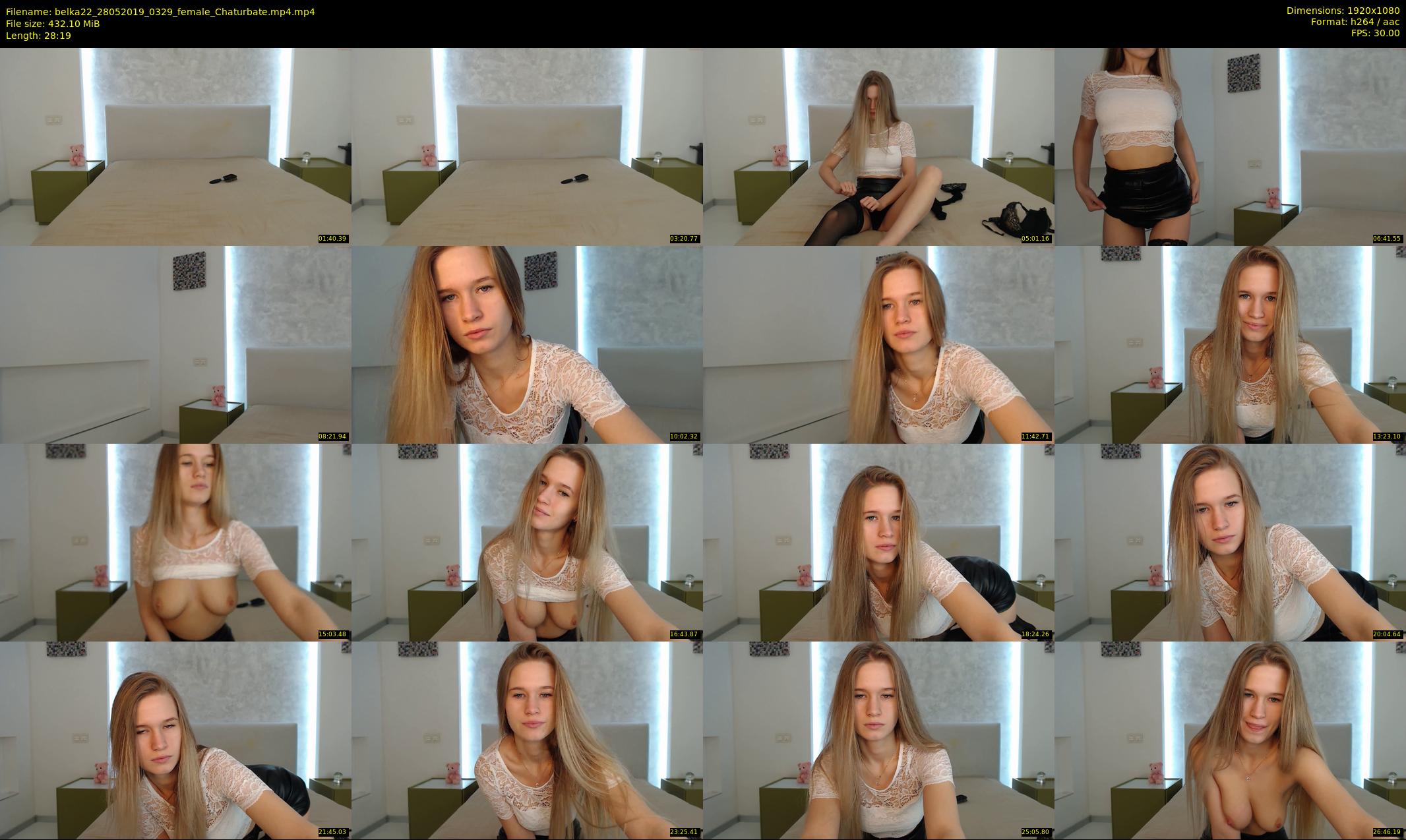 belka22 — 29 minute Chaturbate female cam show recording, 1080p, May 28, 2019