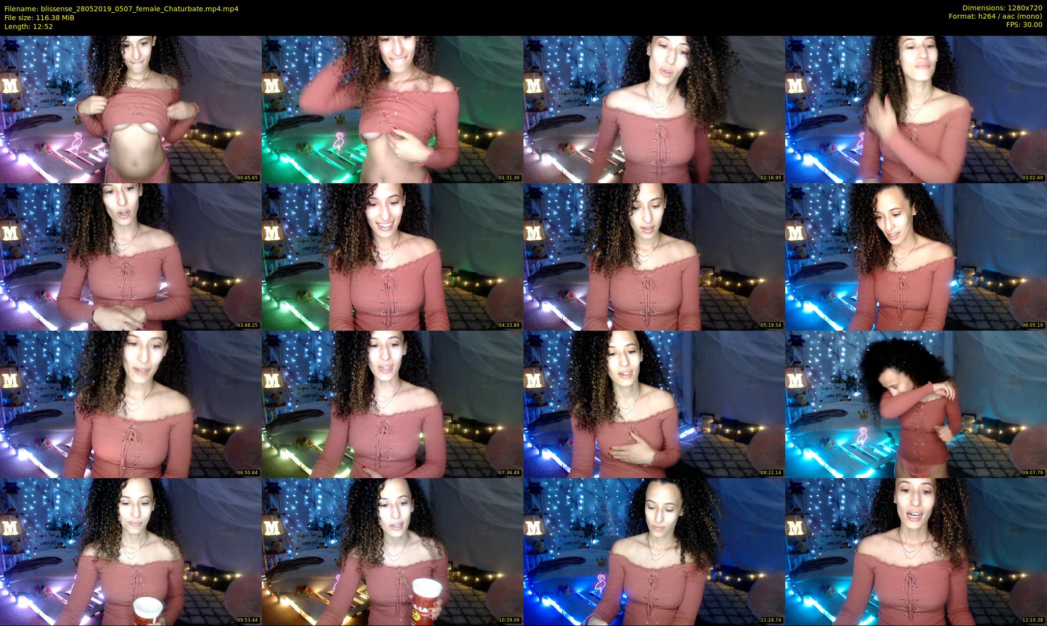 blissense — 13 minute Chaturbate female cam show recording, 720p, May 28, 2019