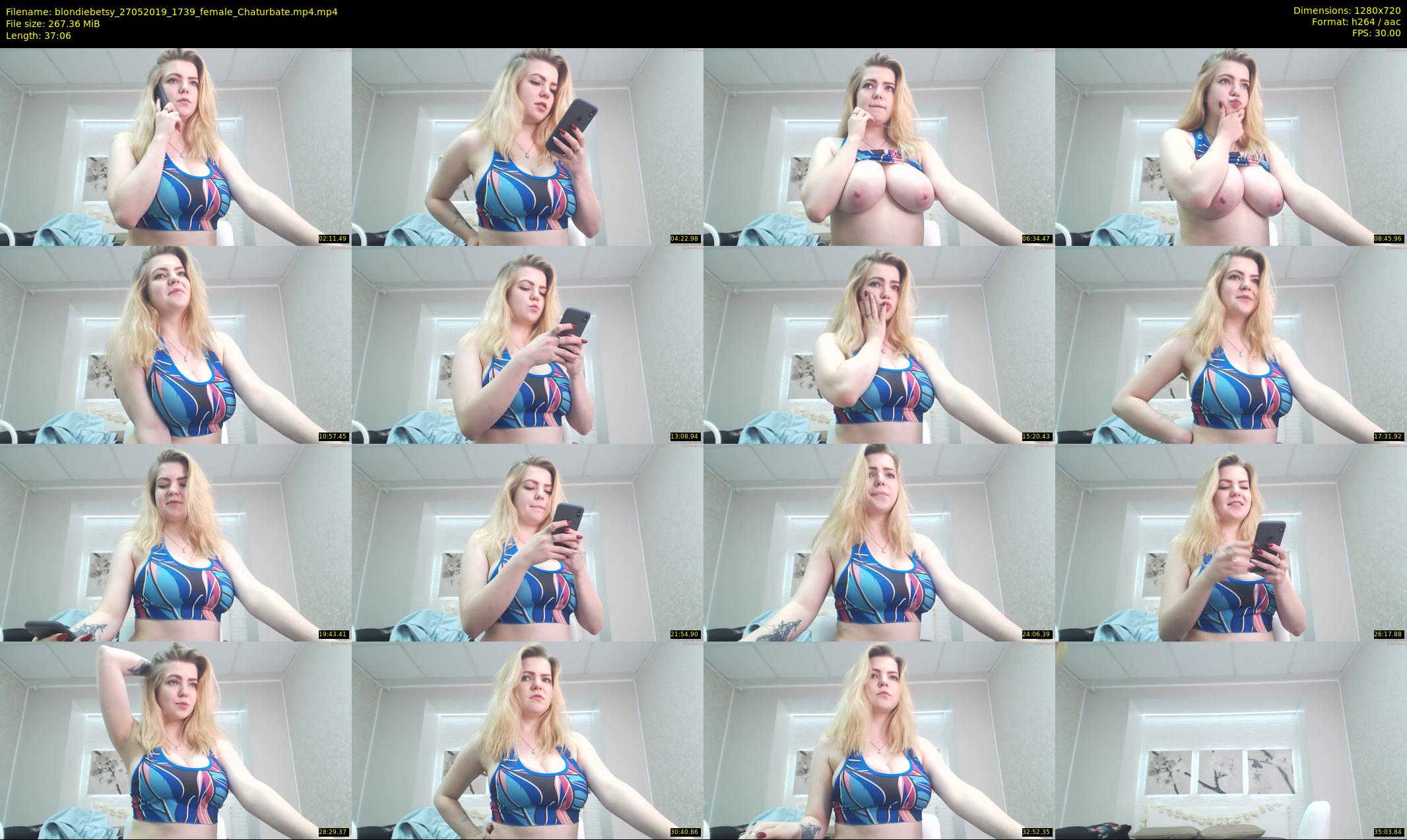 blondiebetsy — 38 minute Chaturbate female cam show recording, 720p, May 27, 2019
