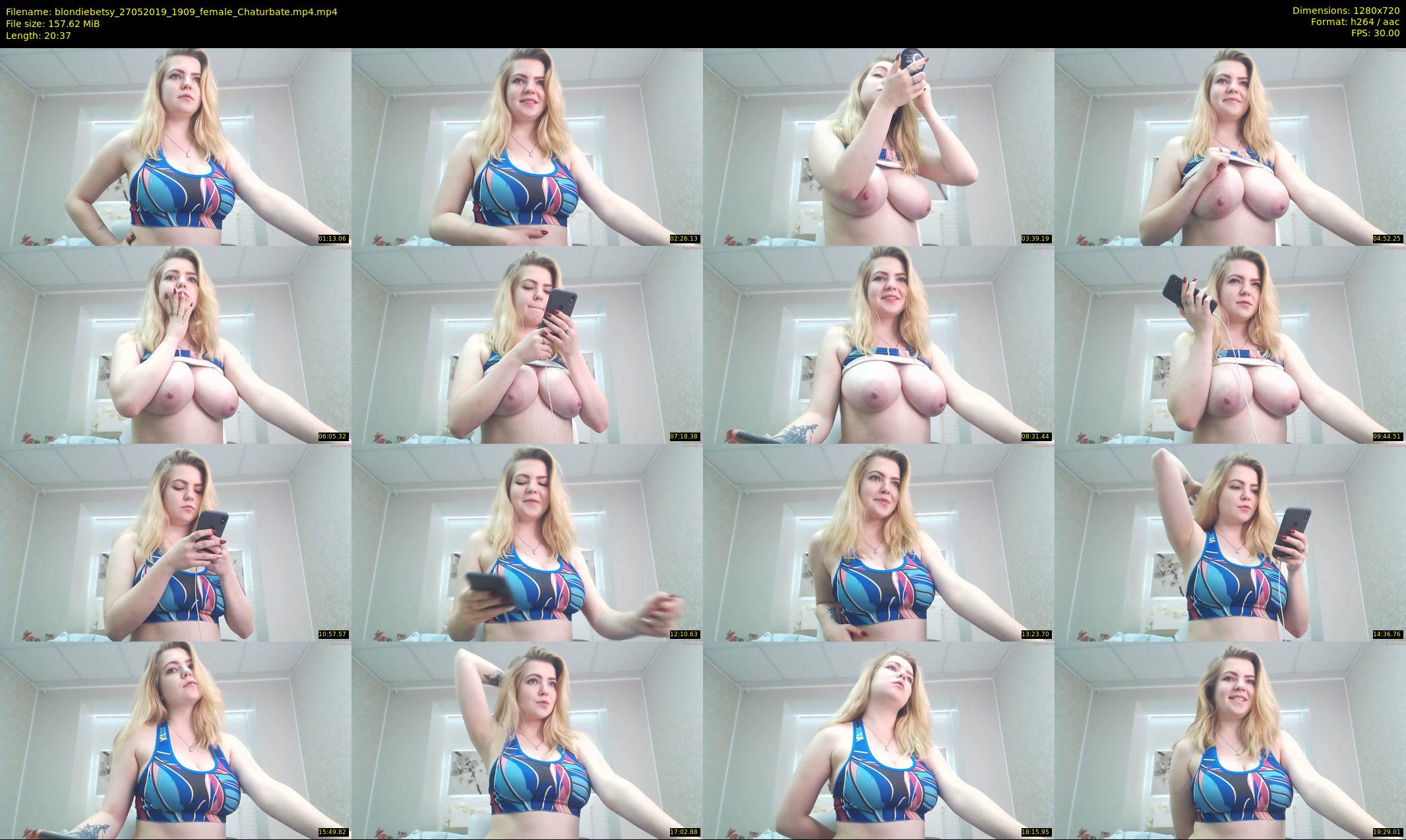 blondiebetsy — 21 minute Chaturbate female cam show recording, 720p, May 27, 2019