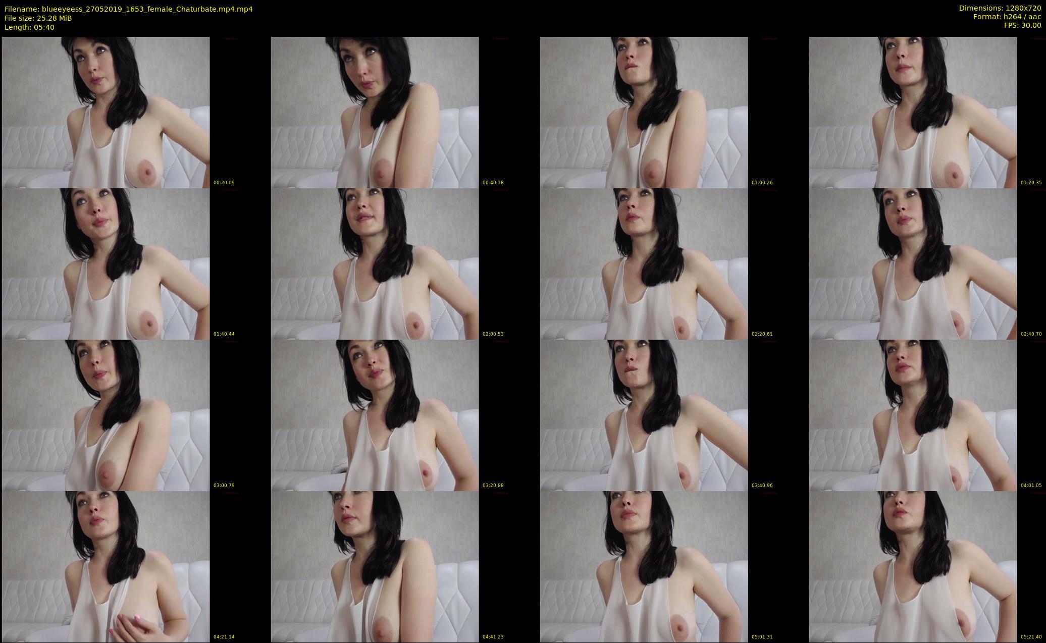 blueeyeess — 6 minute Chaturbate female cam show recording, 720p, May 27, 2019