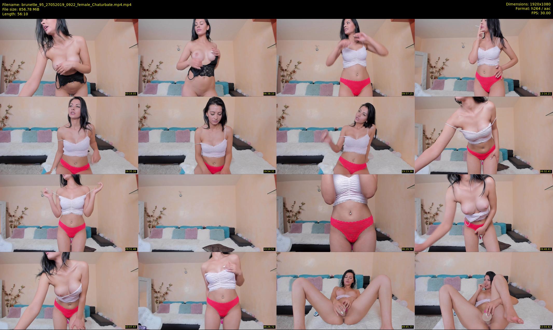 brunette_95 — 57 minute Chaturbate female cam show recording, 1080p, May 27, 2019