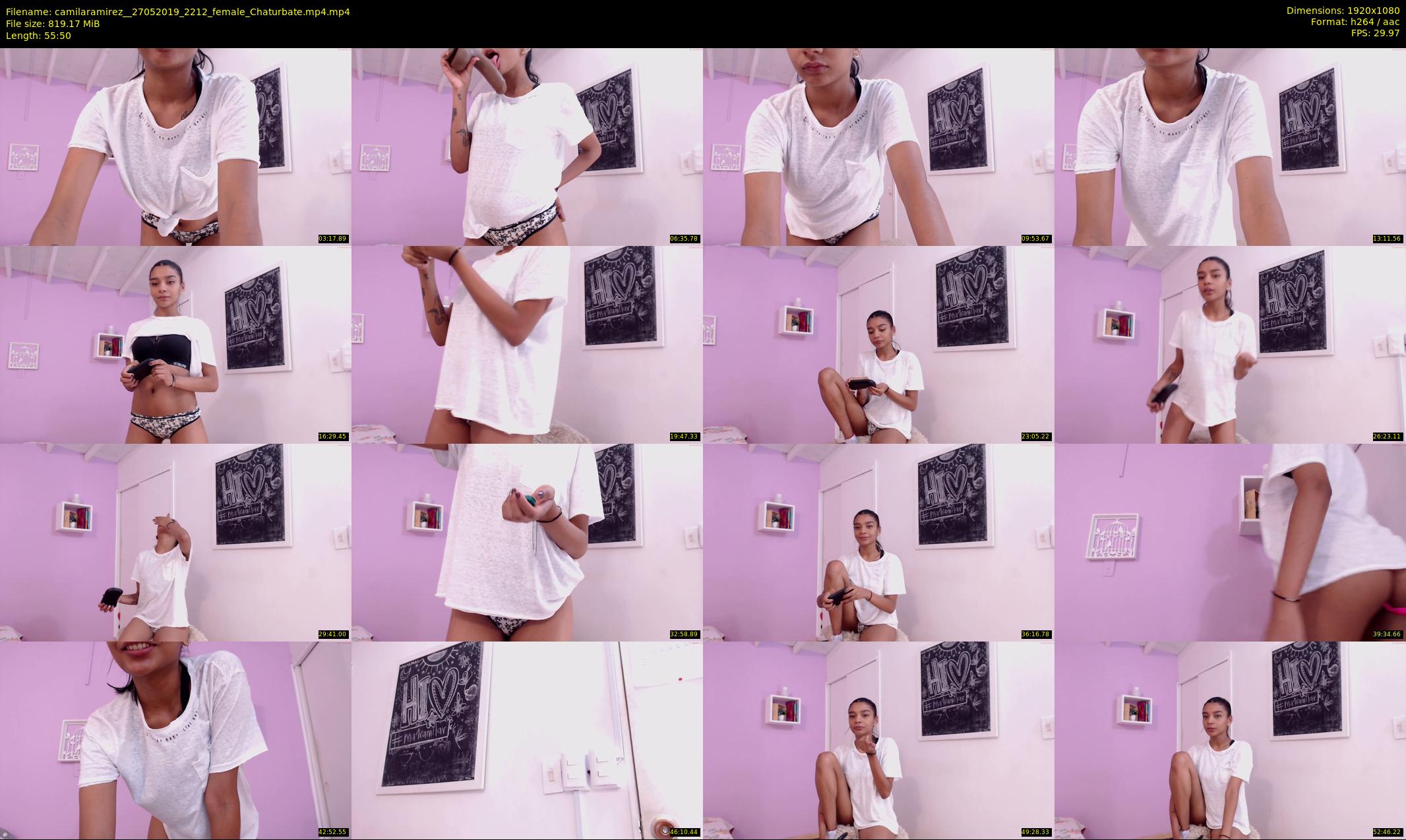 camilaramirez_ — 56 minute Chaturbate female cam show recording, 1080p, May 27, 2019