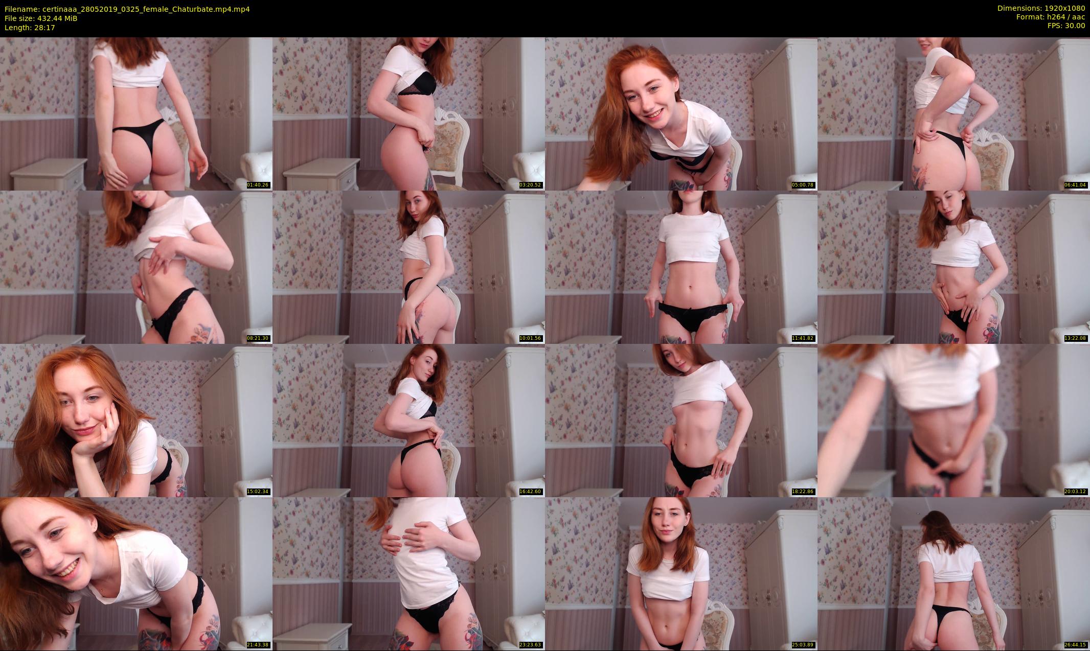 certinaaa — 29 minute Chaturbate female cam show recording, 1080p, May 28, 2019