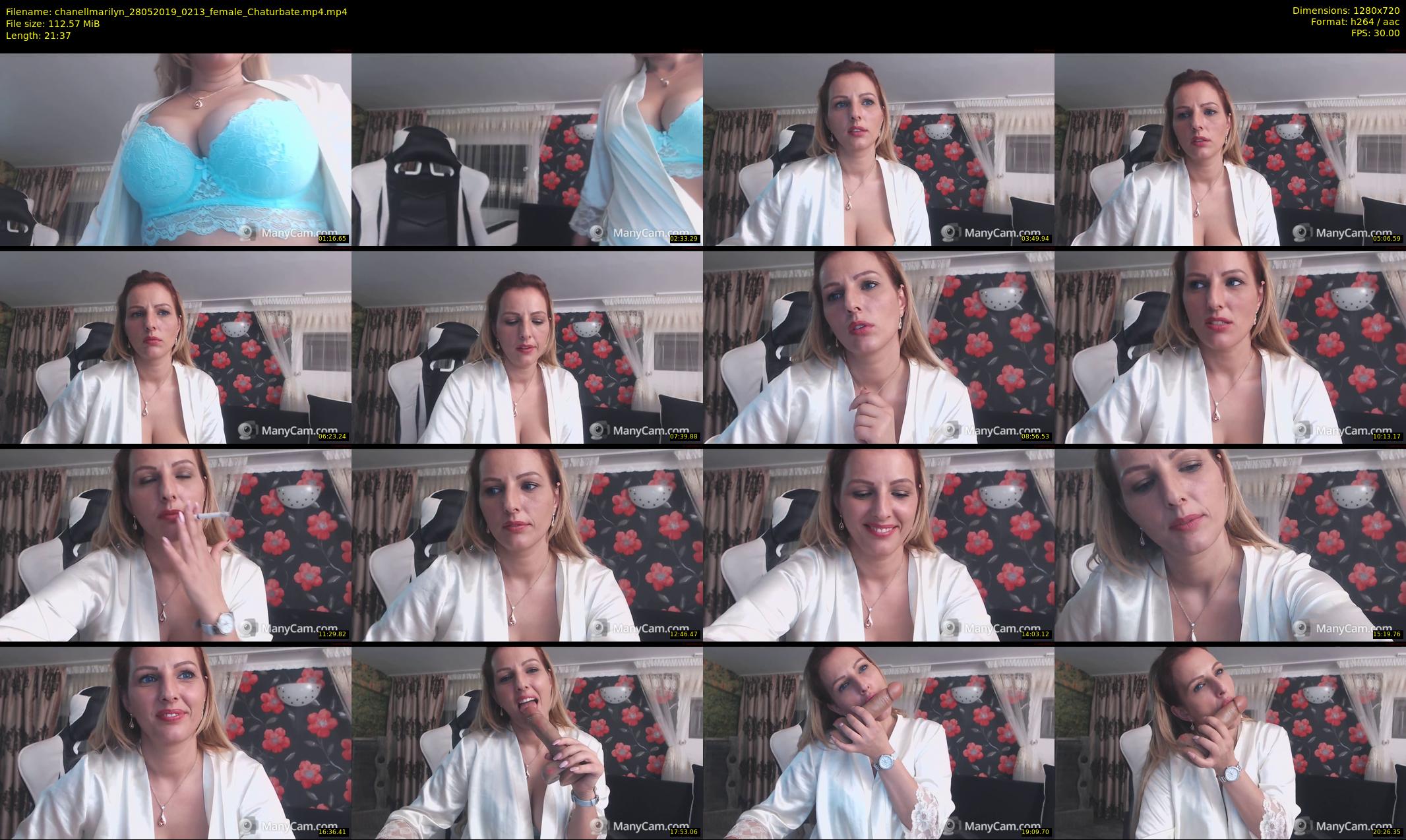 chanellmarilyn — 22 minute Chaturbate female cam show recording, 720p, May 28, 2019