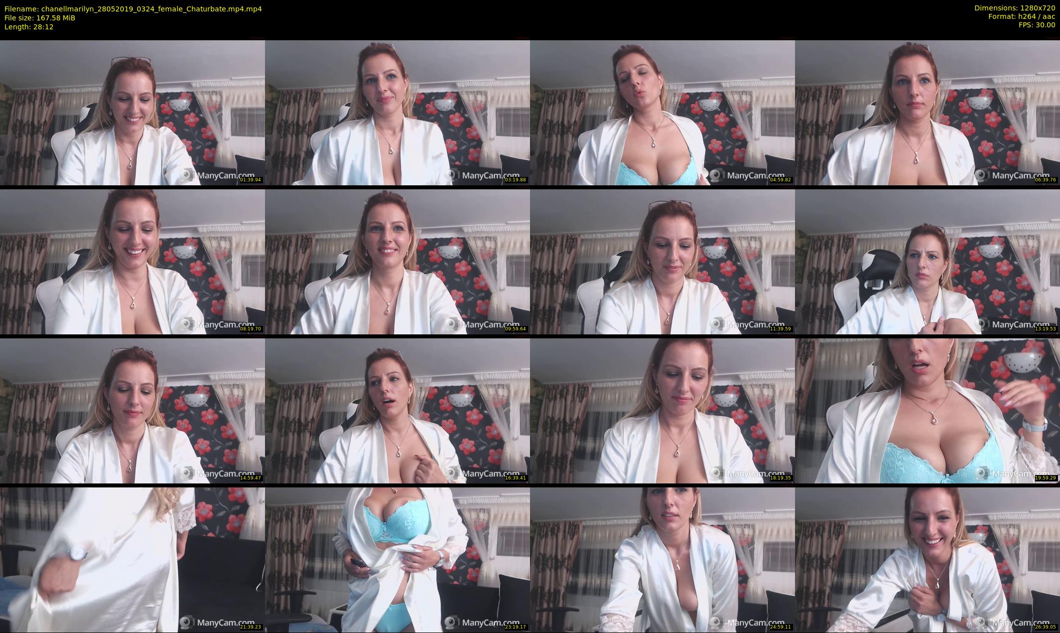 chanellmarilyn — 29 minute Chaturbate female cam show recording, 720p, May 28, 2019