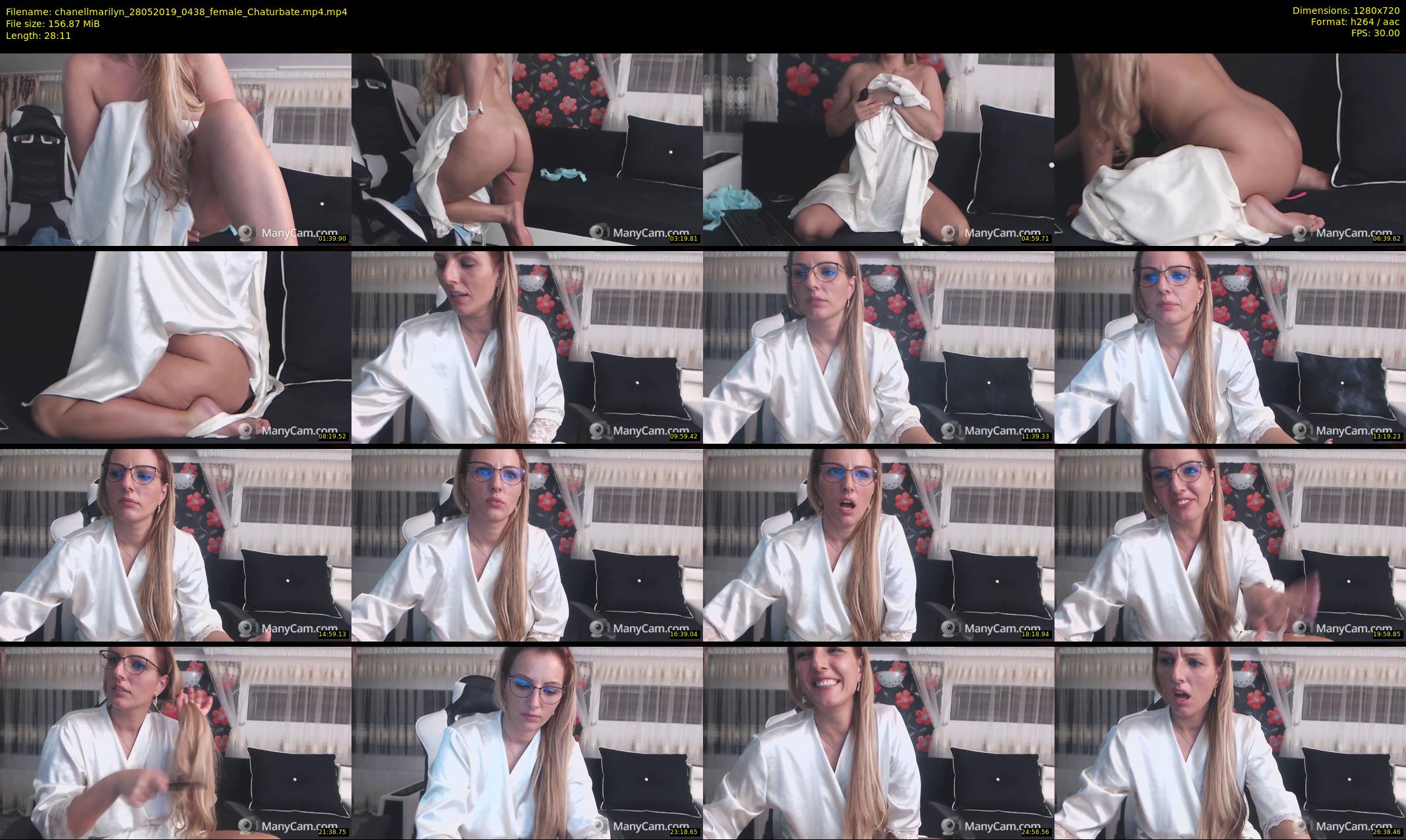chanellmarilyn — 29 minute Chaturbate female cam show recording, 720p, May 28, 2019