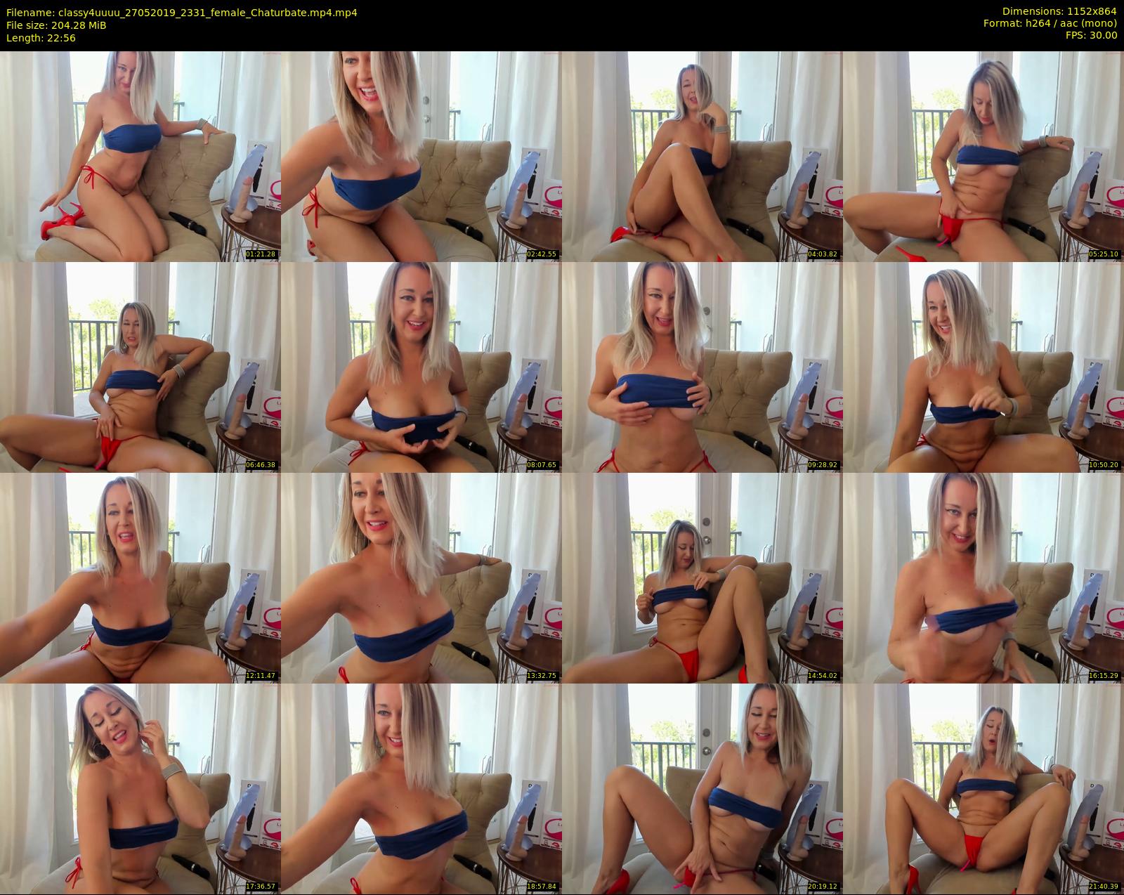 classy4uuuu — 23 minute Chaturbate female cam show recording, 720p, May 27, 2019