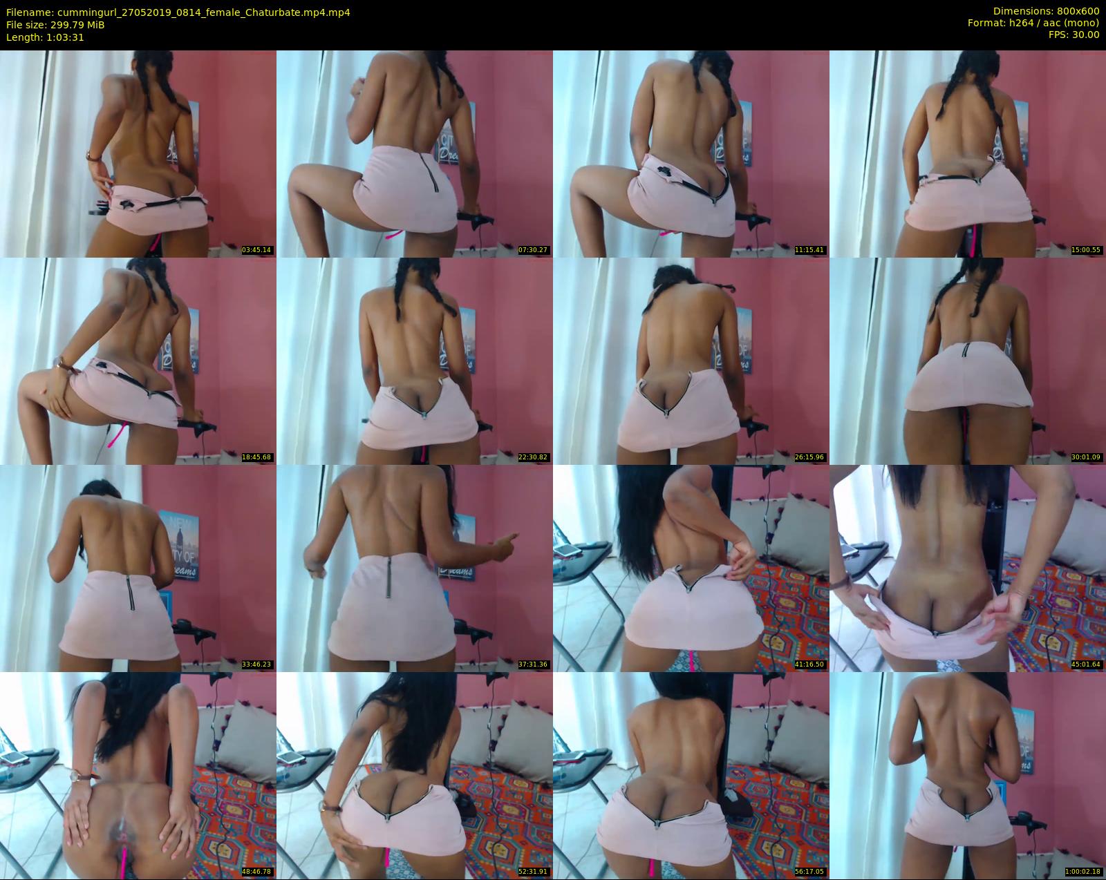 cummingurl — 64 minute Chaturbate couple cam show recording, 480p, May 27, 2019