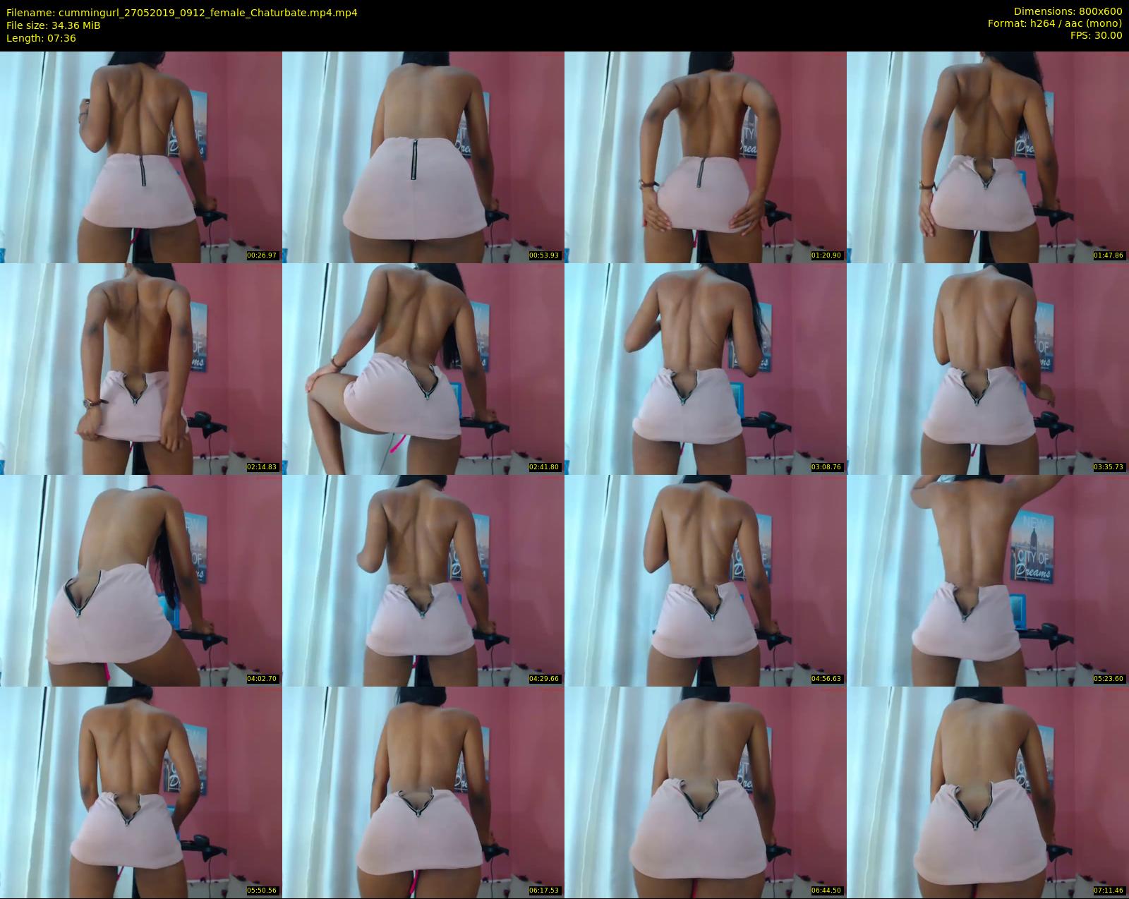cummingurl — 8 minute Chaturbate couple cam show recording, 480p, May 27, 2019