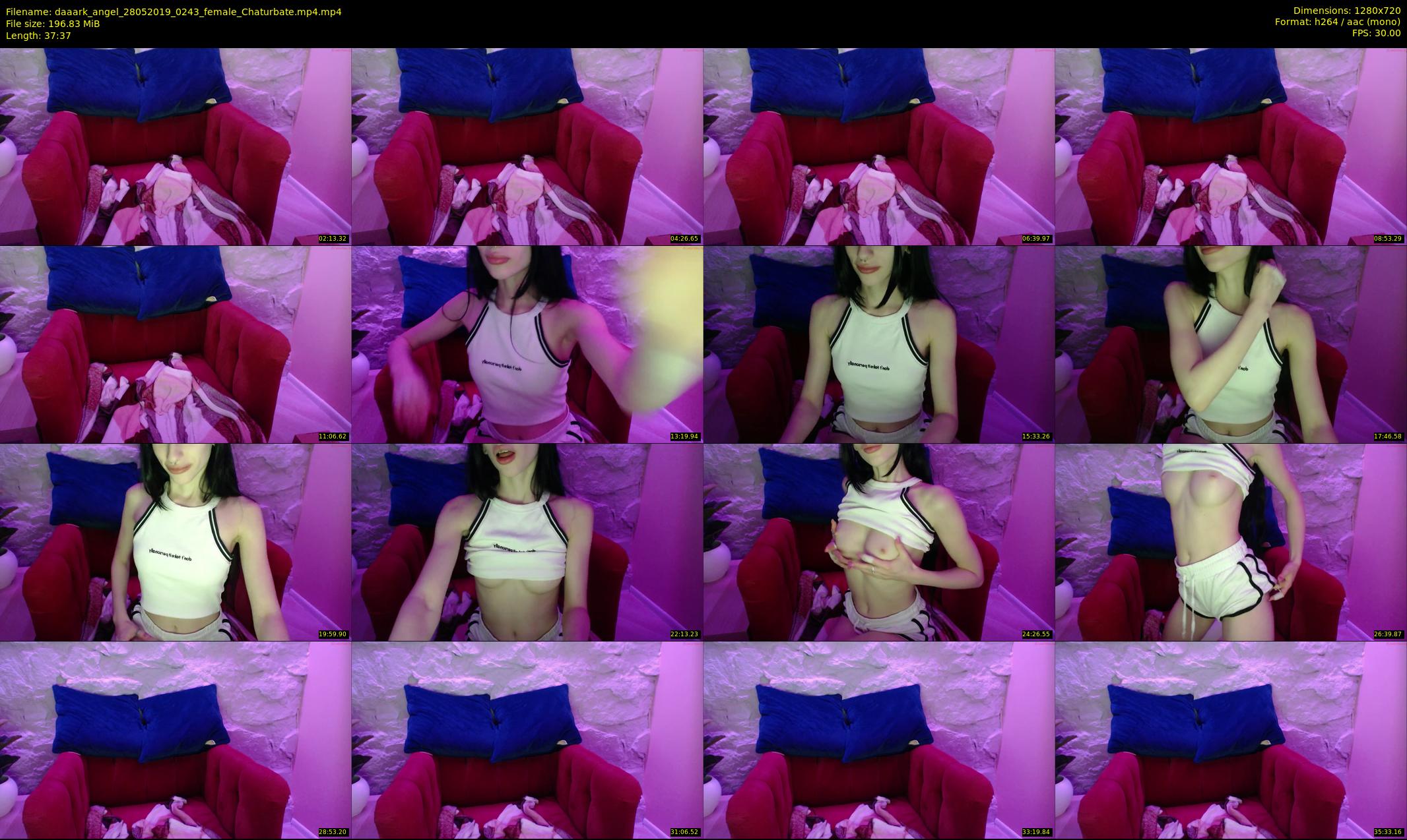 daaark_angel — 38 minute Chaturbate female cam show recording, 720p, May 28, 2019