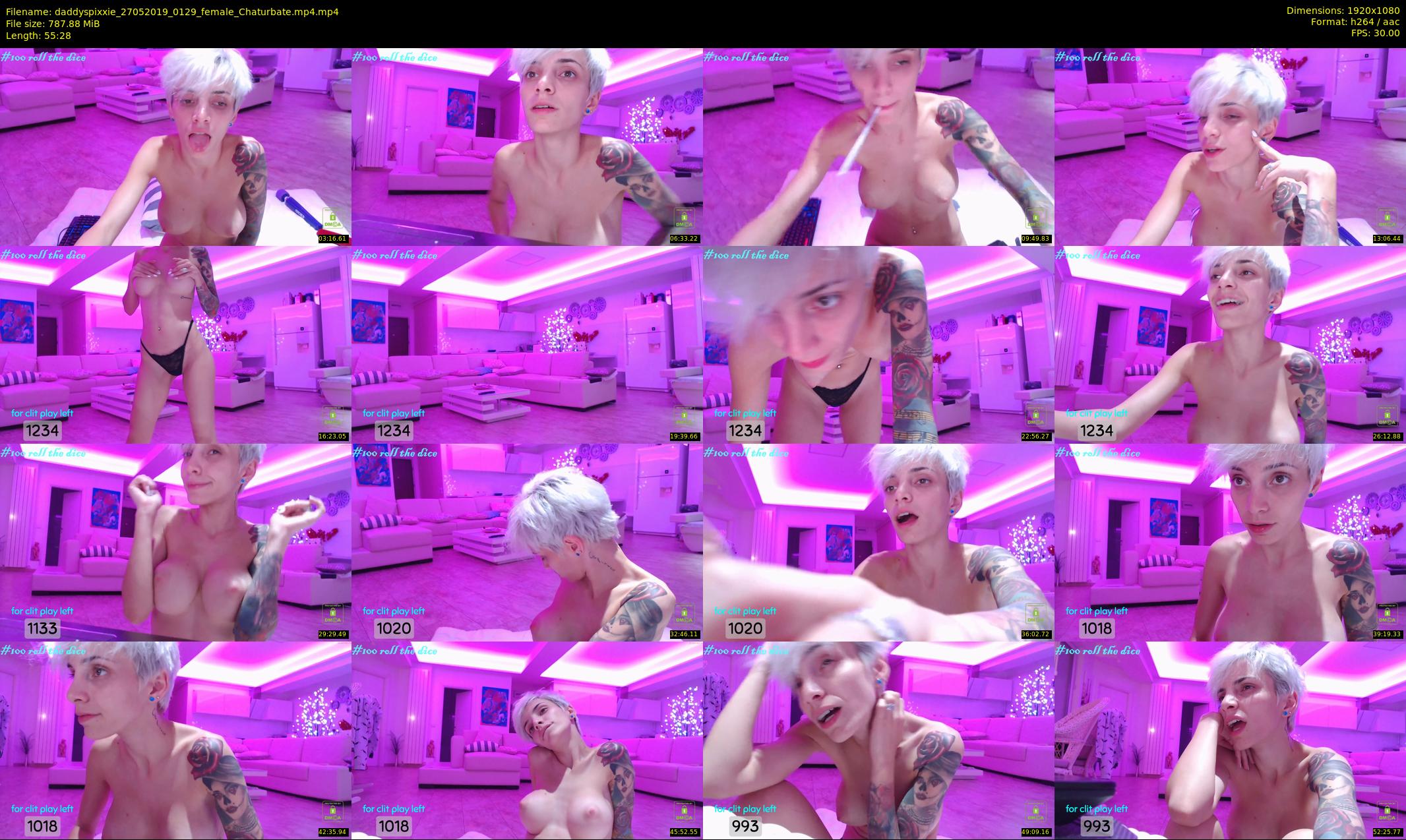daddyspixxie — 56 minute Chaturbate female cam show recording, 1080p, May 27, 2019