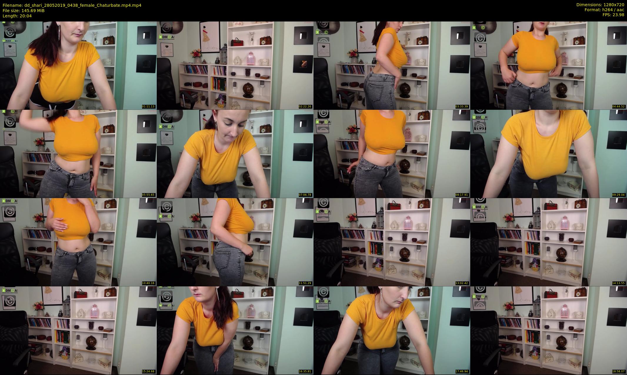 dd_shari — 21 minute Chaturbate female cam show recording, 720p, May 28, 2019