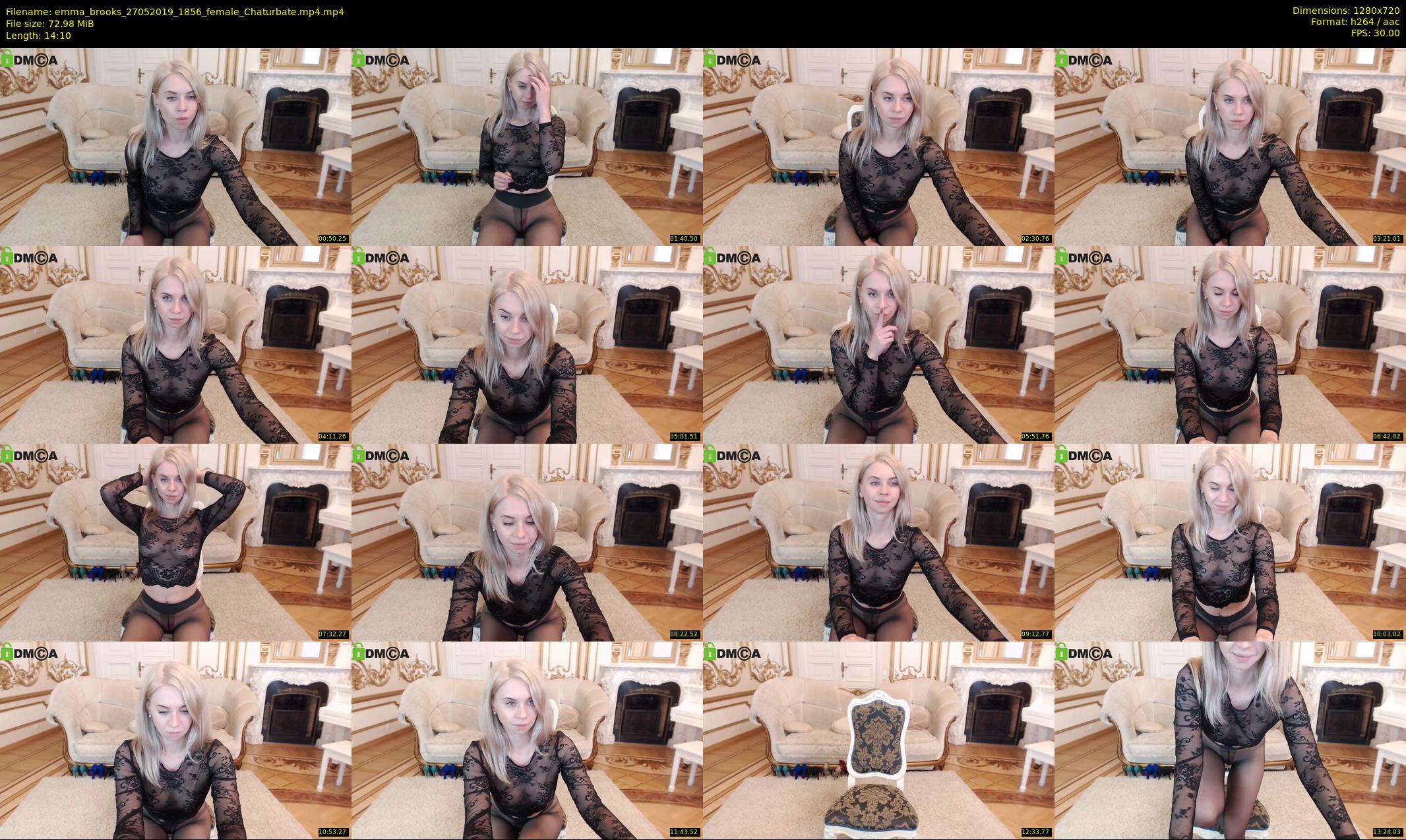 emma_brooks — 15 minute Chaturbate female cam show recording, 720p, May 27, 2019