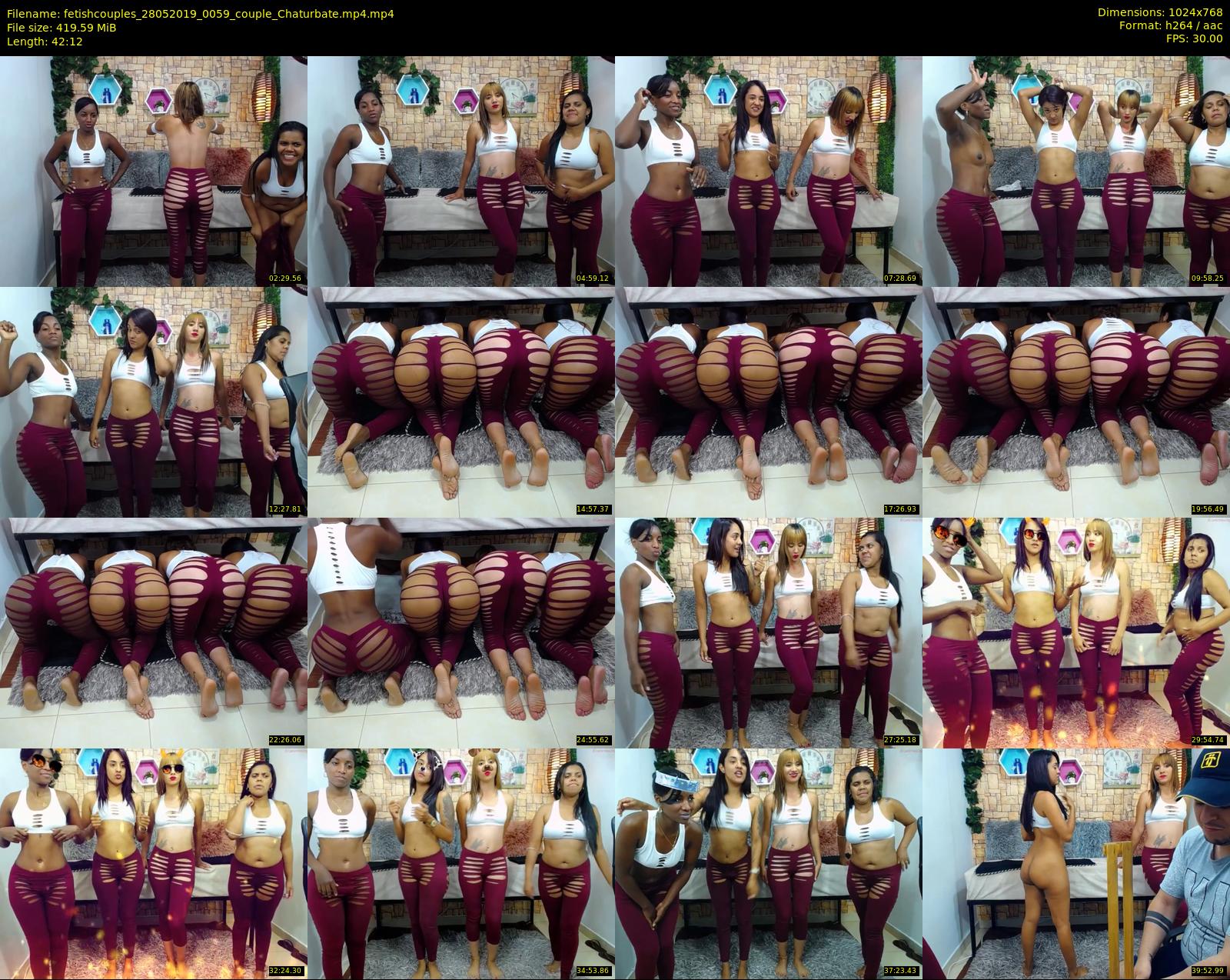 fetishcouples — 43 minute Chaturbate couple cam show recording, 720p, May 28, 2019