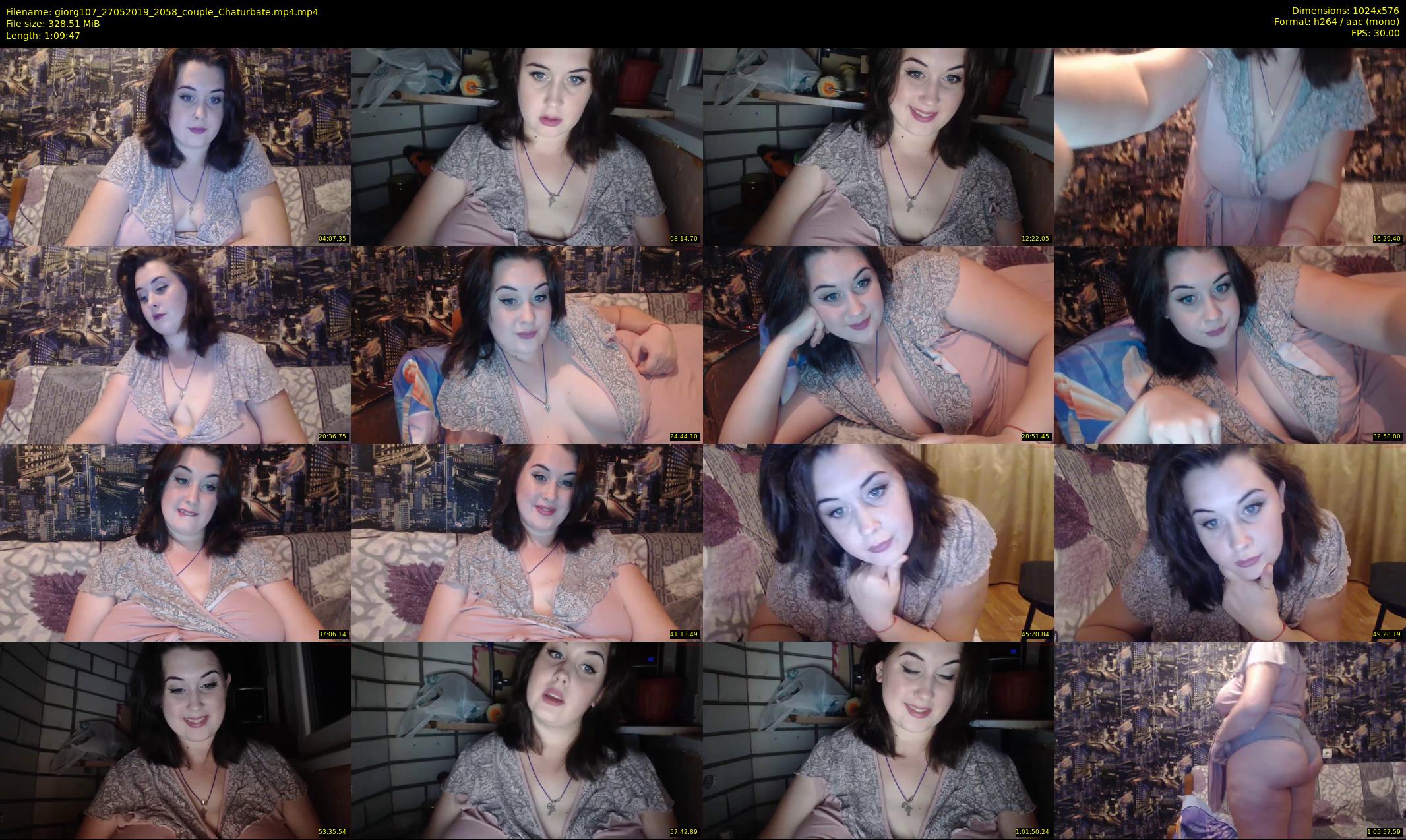 giorg107 — 70 minute Chaturbate couple cam show recording, 480p, May 27, 2019