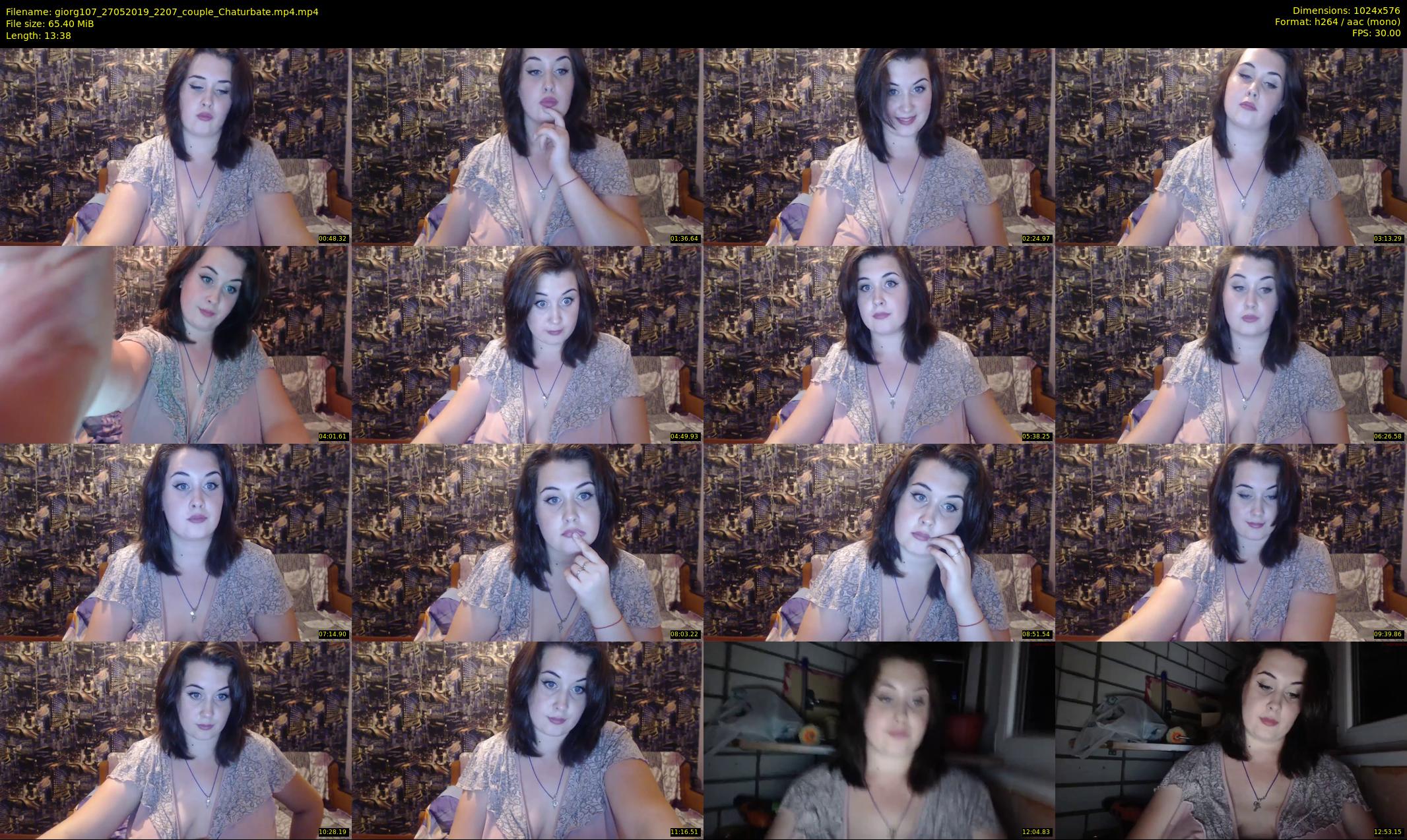 giorg107 — 14 minute Chaturbate couple cam show recording, 480p, May 27, 2019
