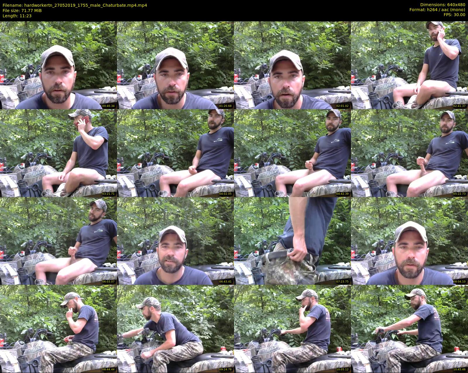 hardworkertn — 12 minute Chaturbate male cam show recording, 480p, May 27, 2019