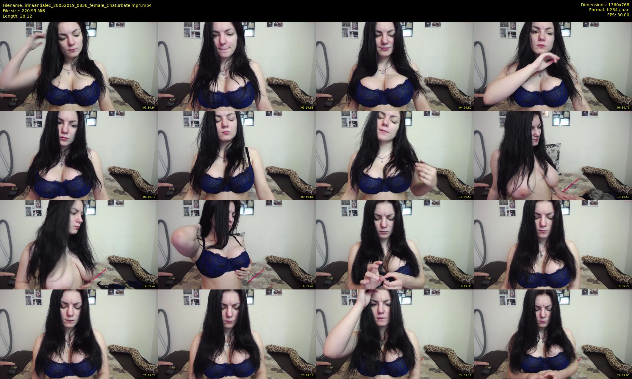 irinaandalex — 29 minute Chaturbate couple cam show recording, 720p, May 28, 2019