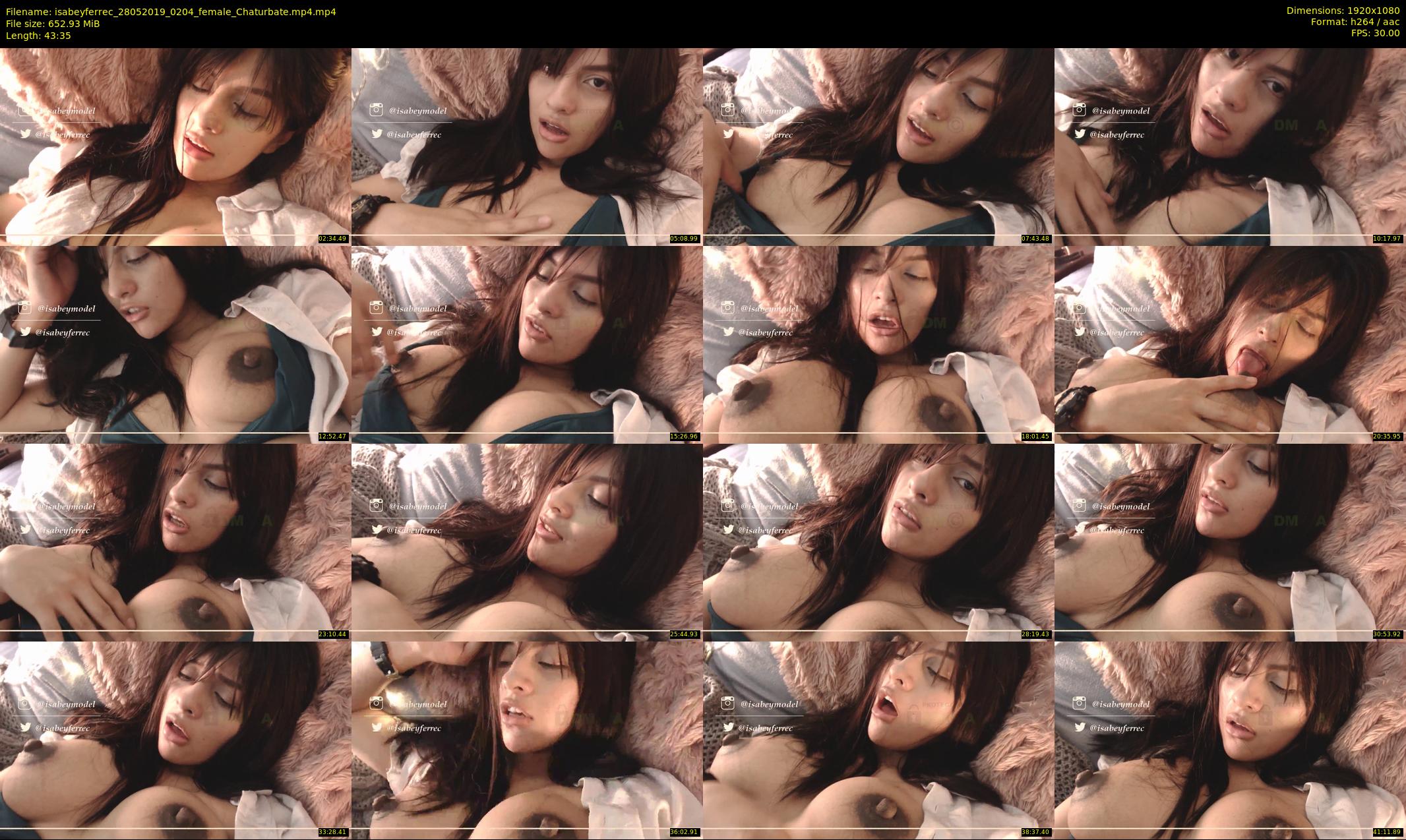 isabeyferrec — 44 minute Chaturbate female cam show recording, 1080p, May 28, 2019