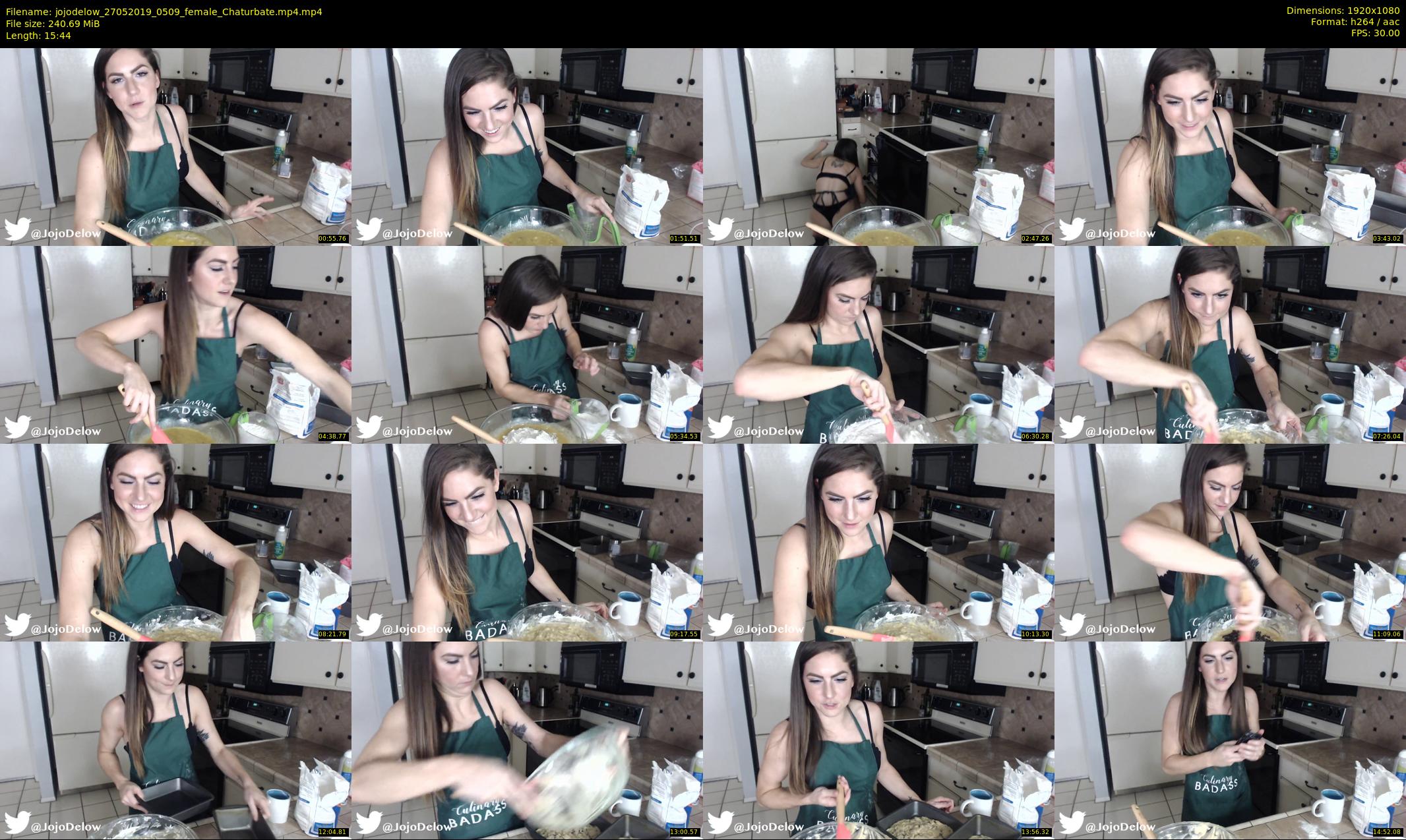 jojodelow — 16 minute Chaturbate female cam show recording, 1080p, May 27, 2019