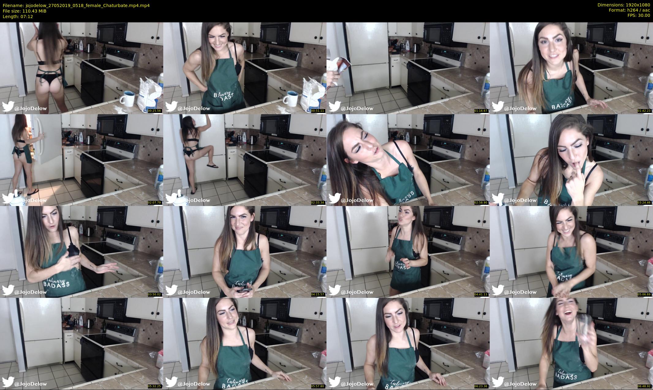 jojodelow — 8 minute Chaturbate female cam show recording, 1080p, May 27, 2019