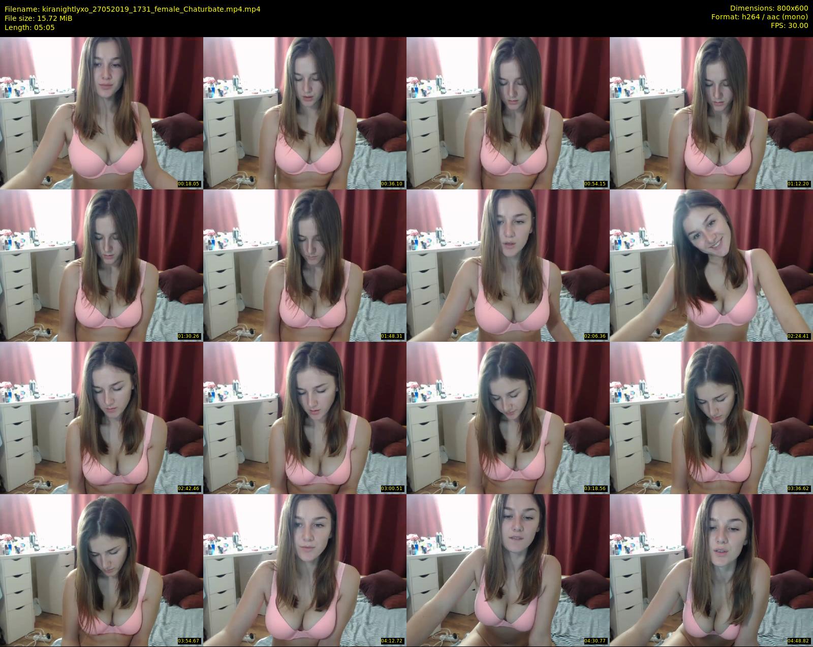 kiranightlyxo — 6 minute Chaturbate female cam show recording, 480p, May 27, 2019