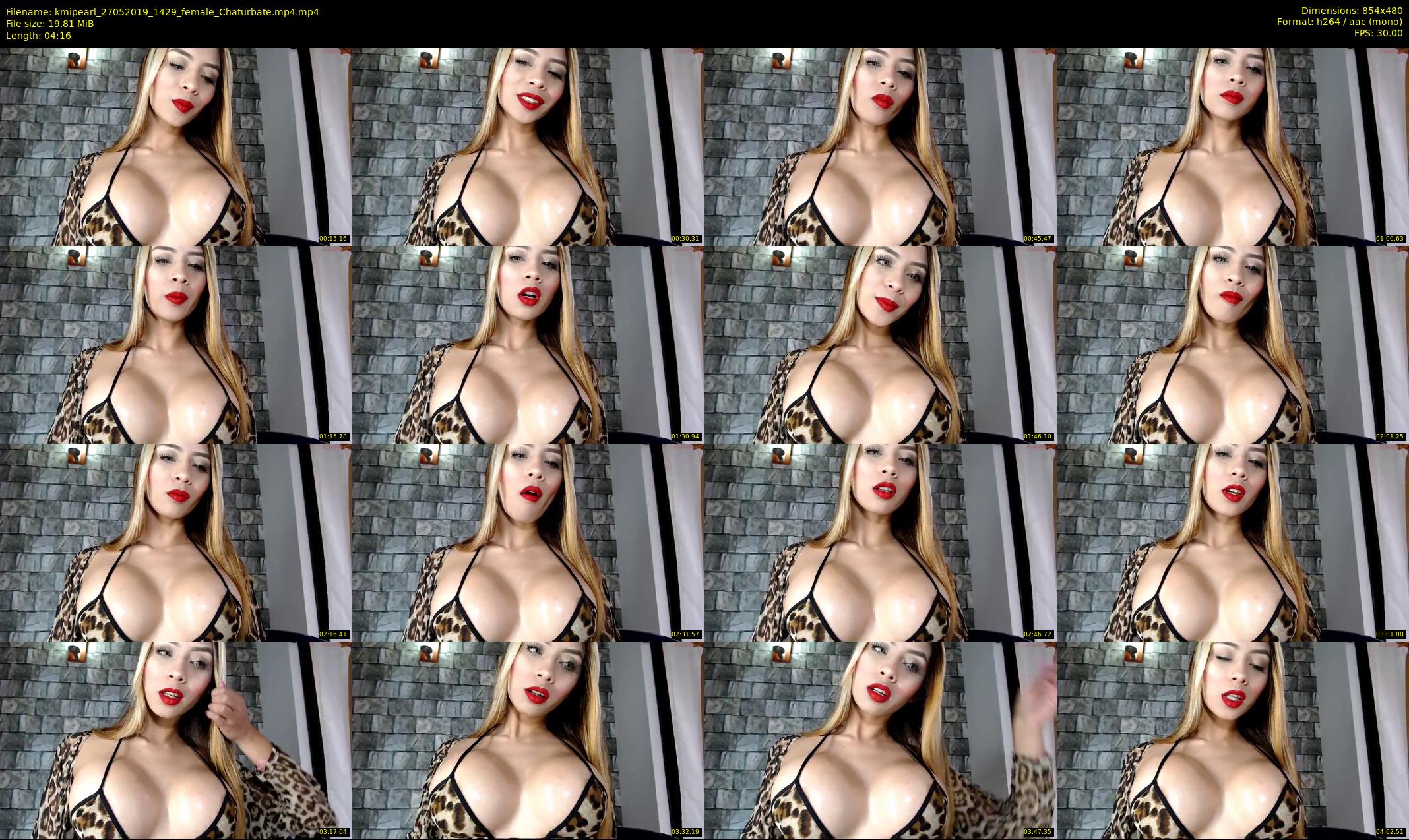 kmipearl — 5 minute Chaturbate female cam show recording, 480p, May 27, 2019
