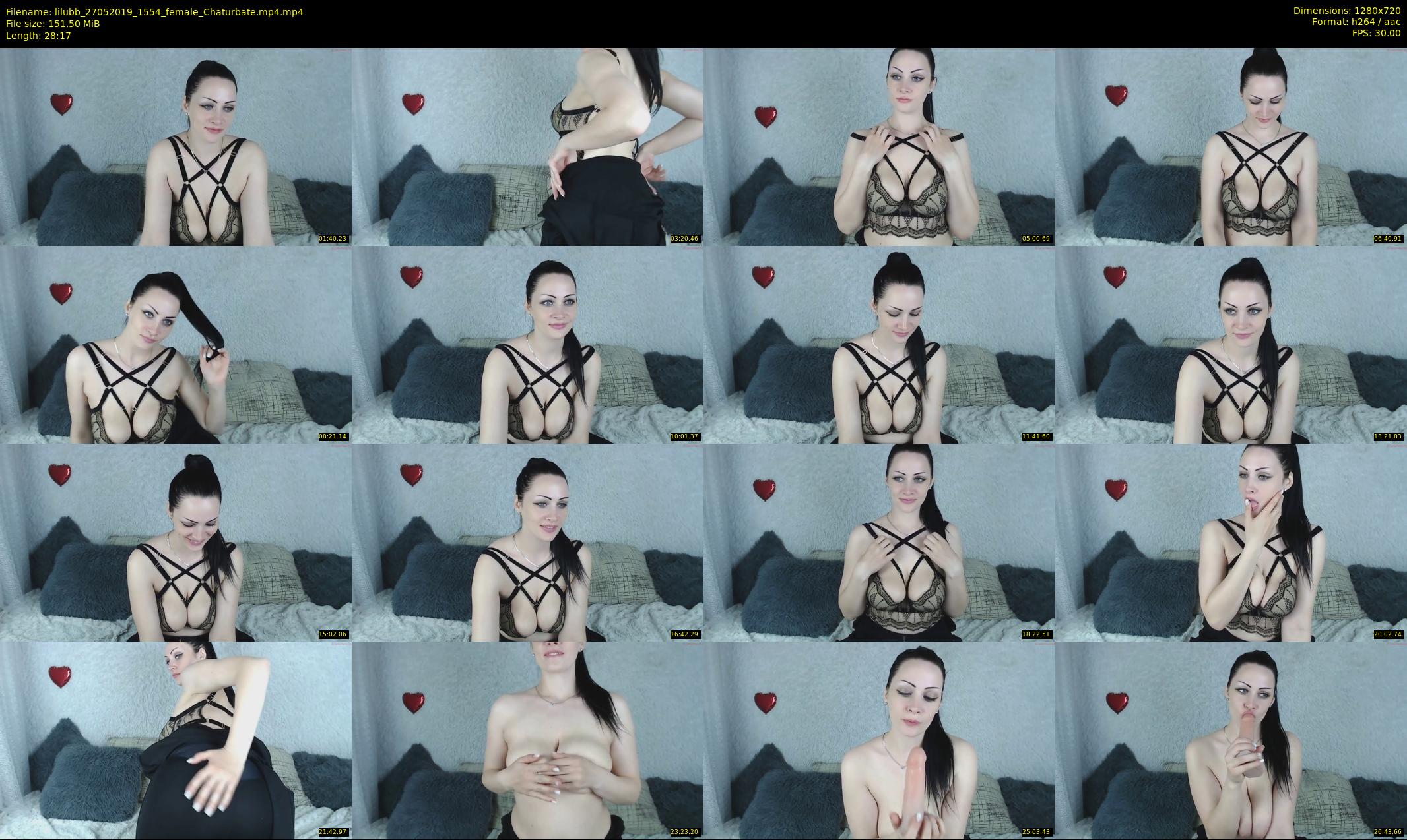 lilubb — 29 minute Chaturbate female cam show recording, 720p, May 27, 2019