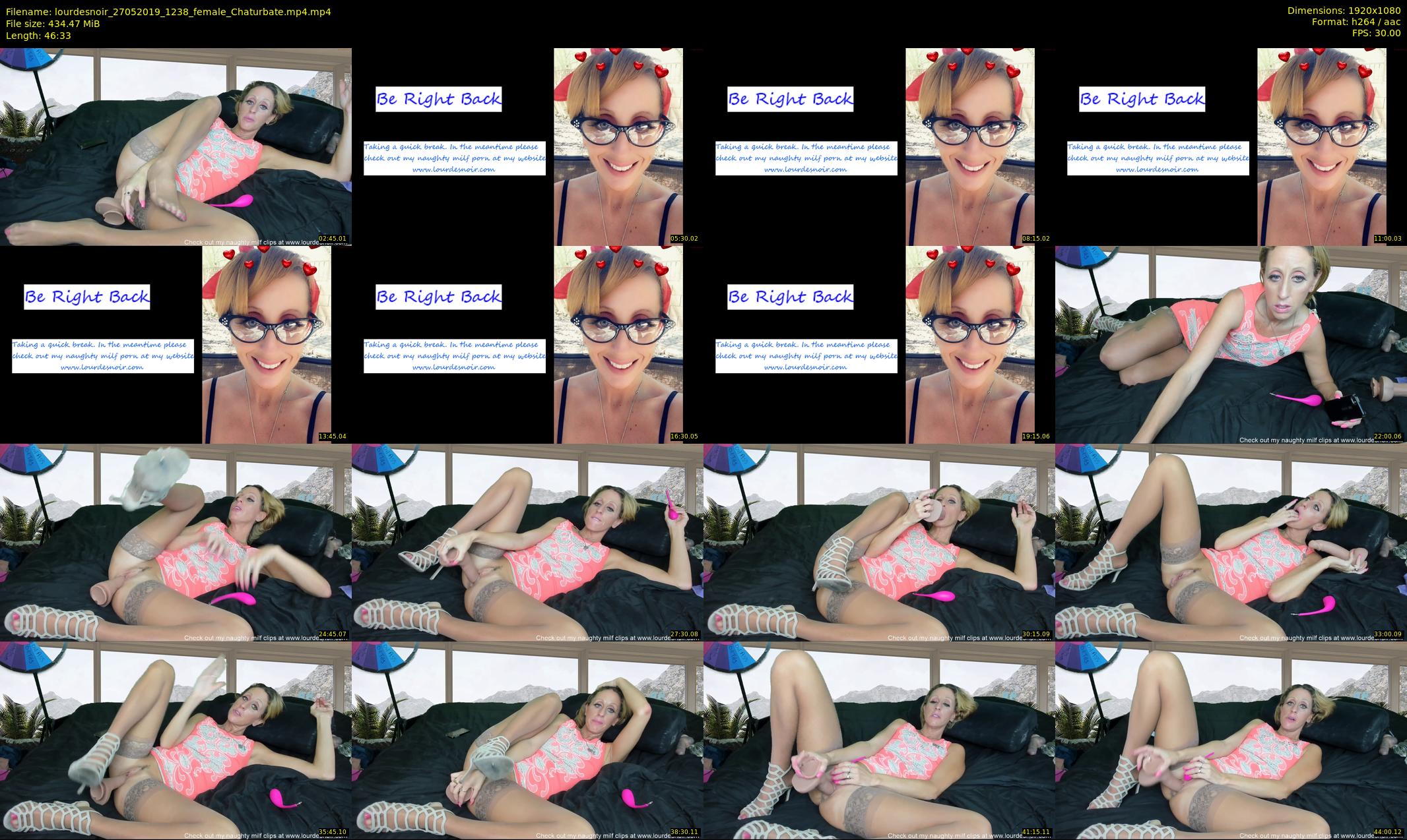 lourdesnoir — 47 minute Chaturbate female cam show recording, 1080p, May 27, 2019