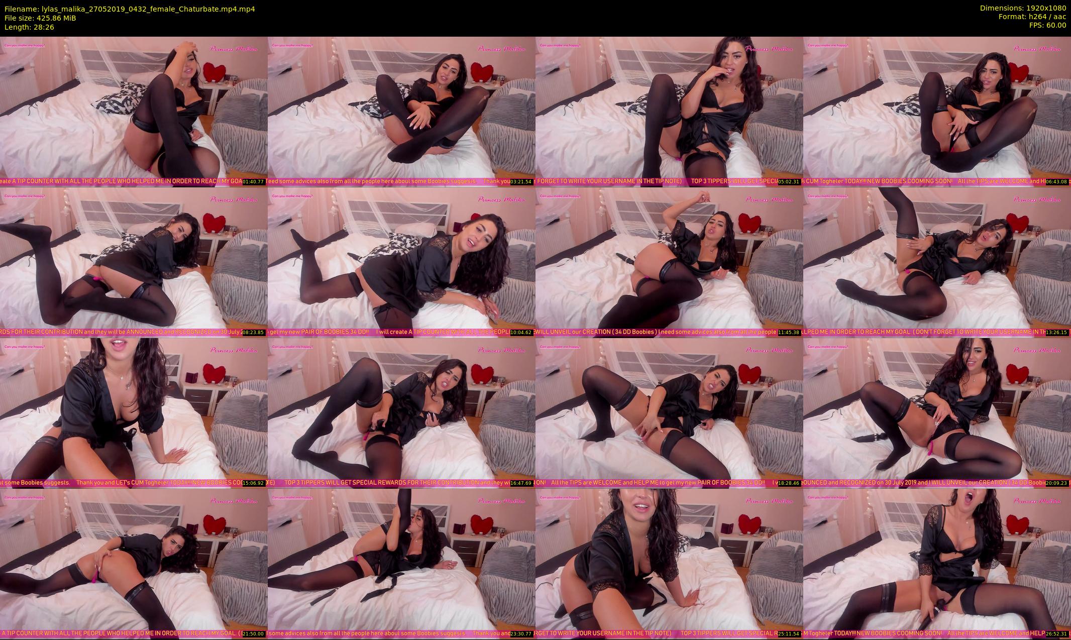 lylas_malika — 29 minute Chaturbate female cam show recording, 1080p, May 27, 2019