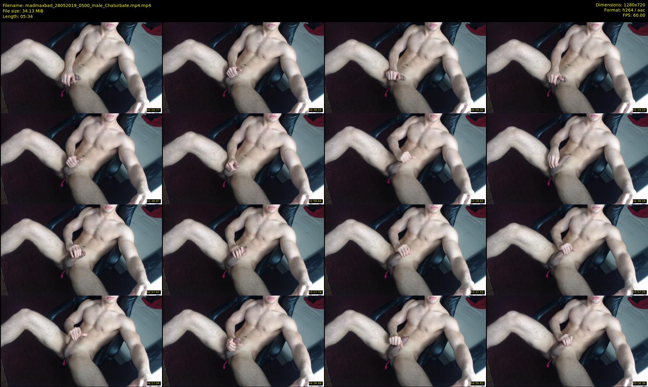 madmaxbad — 6 minute Chaturbate male cam show recording, 720p, May 28, 2019