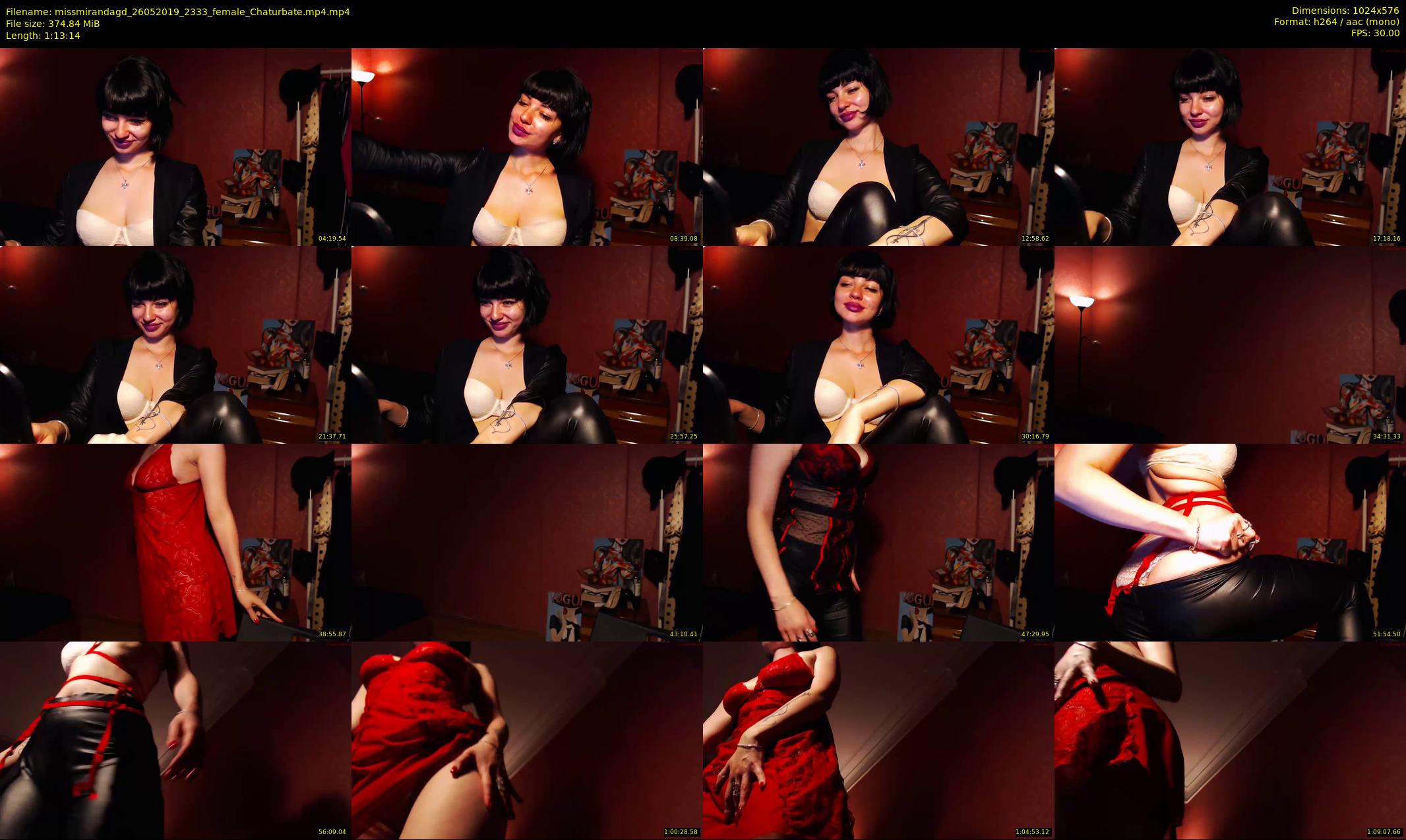 missmirandagd — 74 minute Chaturbate female cam show recording, 480p, May 26, 2019
