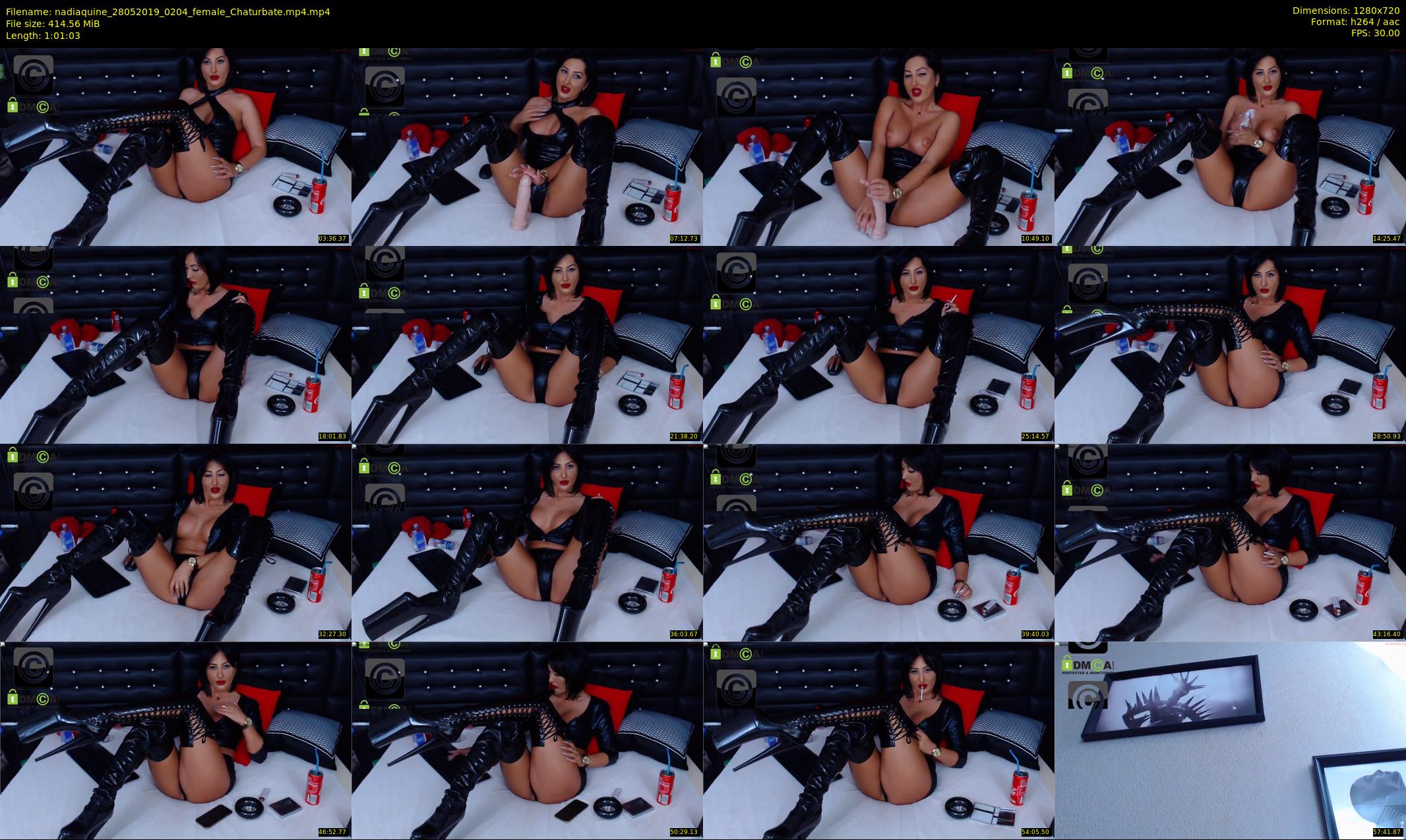 nadiaquine — 62 minute Chaturbate female cam show recording, 720p, May 28, 2019