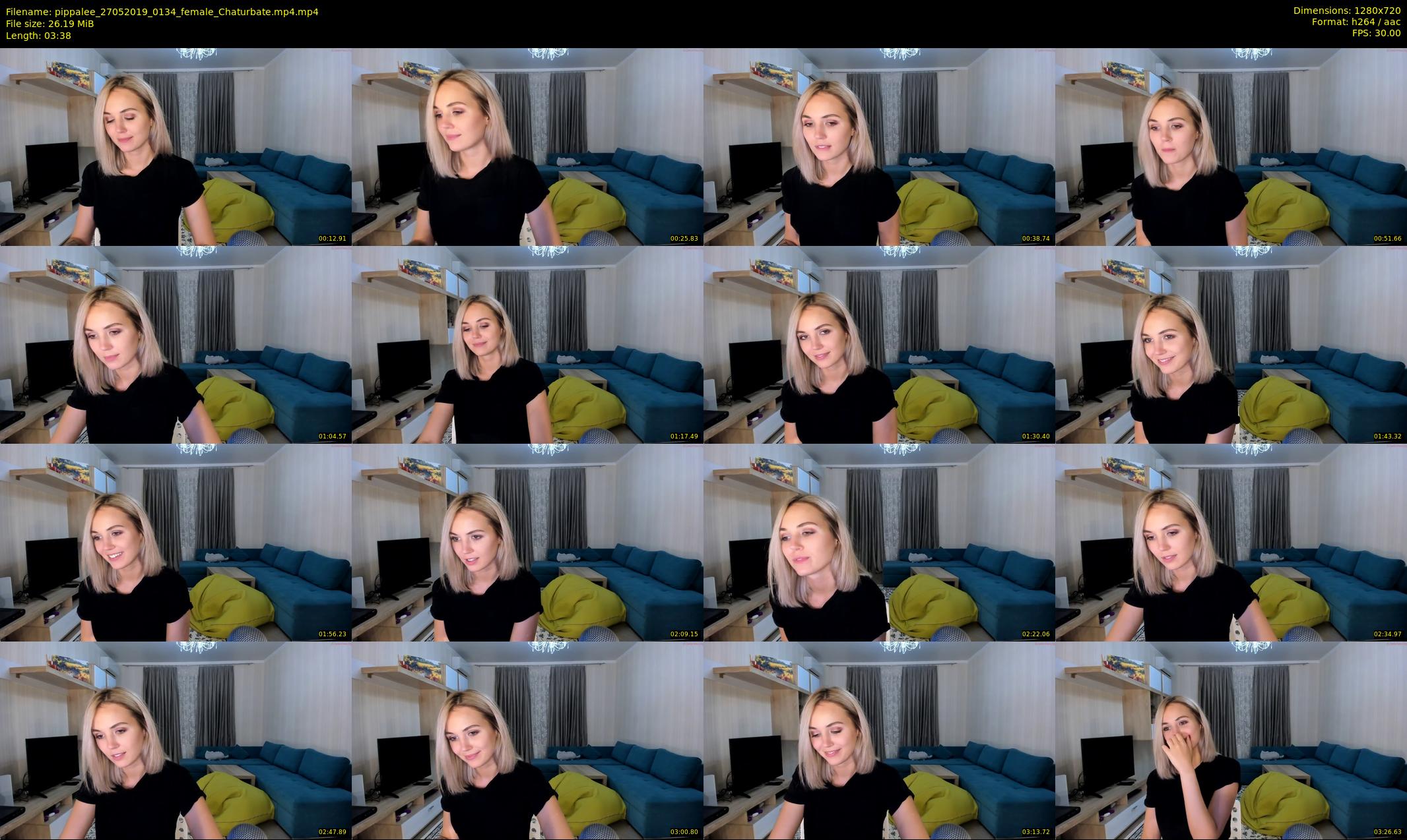 pippalee — 4 minute Chaturbate female cam show recording, 720p, May 27, 2019