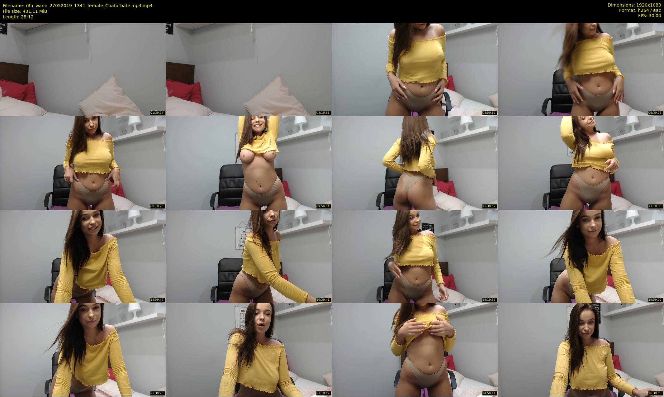 rita_wane — 29 minute Chaturbate female cam show recording, 1080p, May 27, 2019