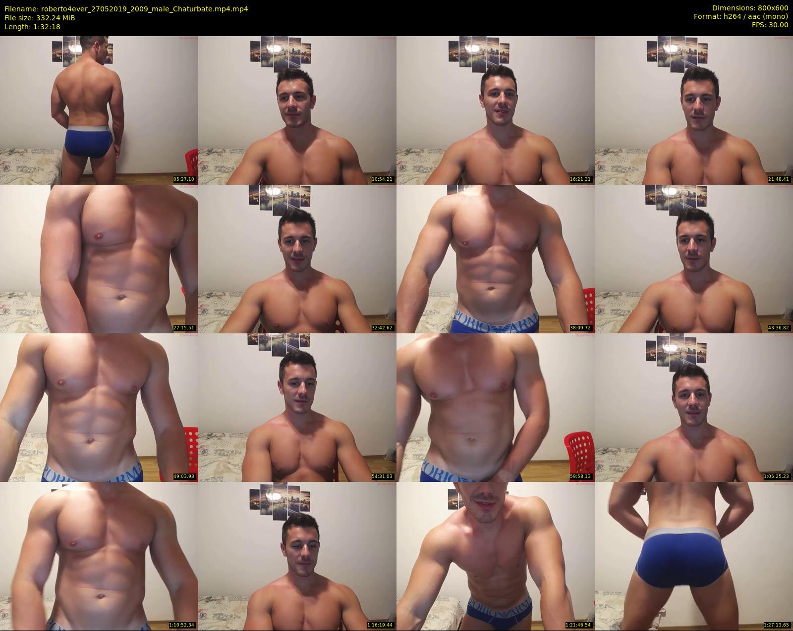 roberto4ever — 93 minute Chaturbate male cam show recording, 480p, May 27, 2019
